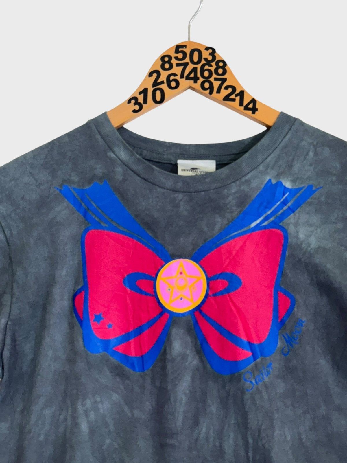 Anime × Vintage STEAL! Tye Dye Sailor Moon Butterfly Pretty Guardian Tee Size US XS / EU 42 / 0 - 4 Thumbnail
