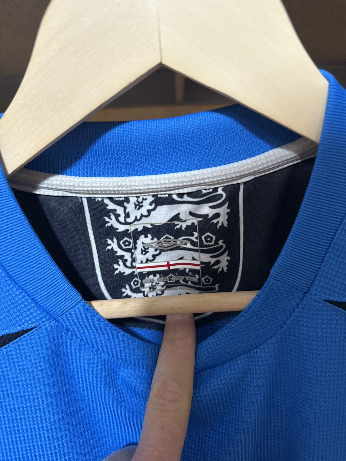 Umbro × Vintage Vintage Umbro England 2004 2005 2006 Training Soccer Jersey Size US XL / EU 56 / 4 - 6 Thumbnail