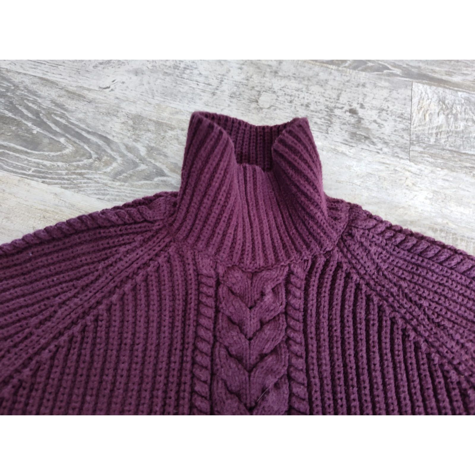 Lululemon VINTAGE Lululemon Women's Sweater Pullover Turtleneck Casual Size 4 Burgundy Cotton Size S / US 4 / IT 40 - 5 Thumbnail