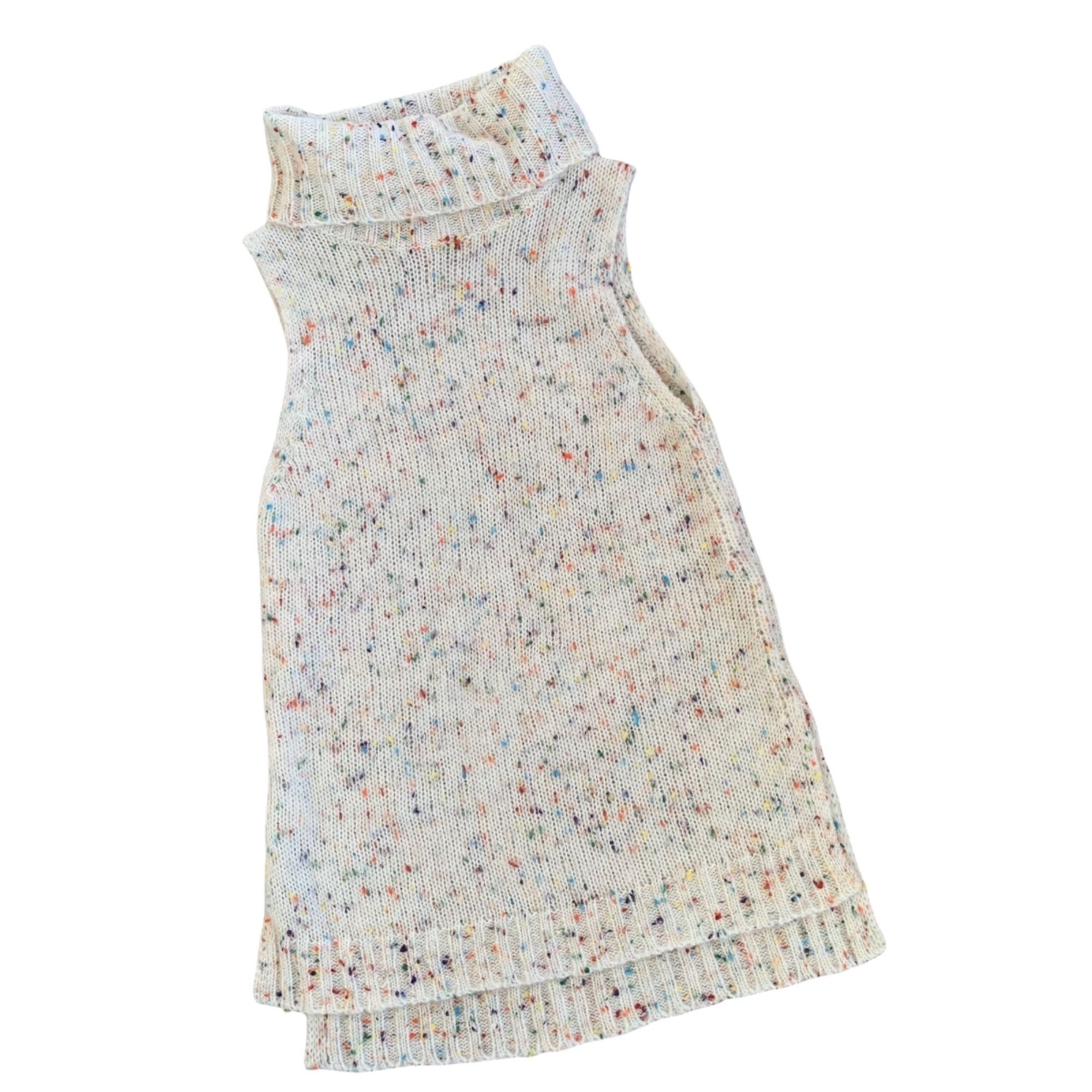 Other Loveriche Multicolor Speckled Sleeveless Turtleneck Sweater Size S / US 4 / IT 40 - 1 Thumbnail