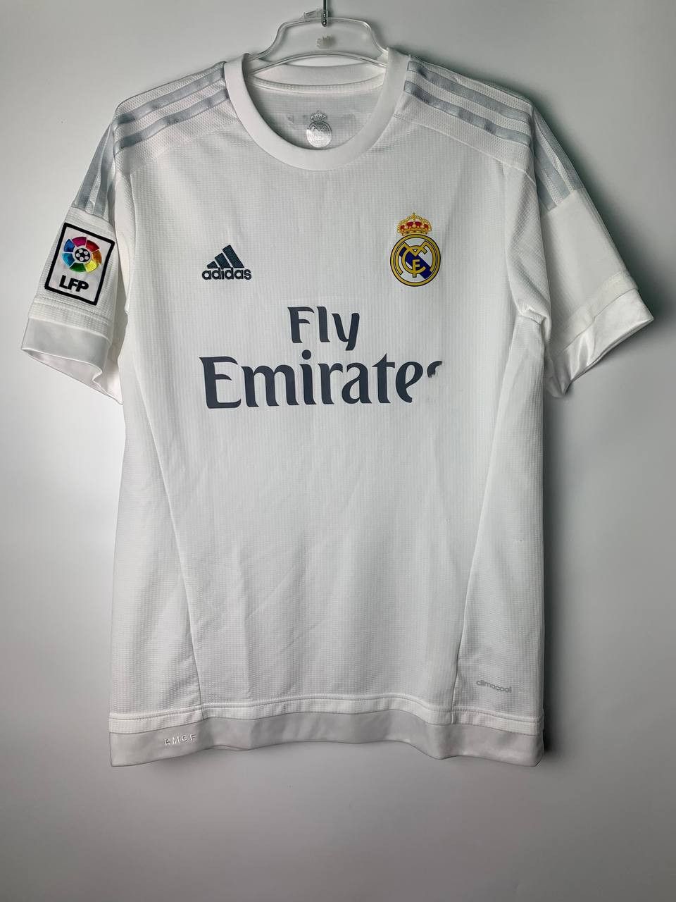 Adidas REAL MADRID 2015 2016 HOME FOOTBALL SHIRT SOCCER JERSEY Size US M / EU 48-50 / 2 - 1 Thumbnail