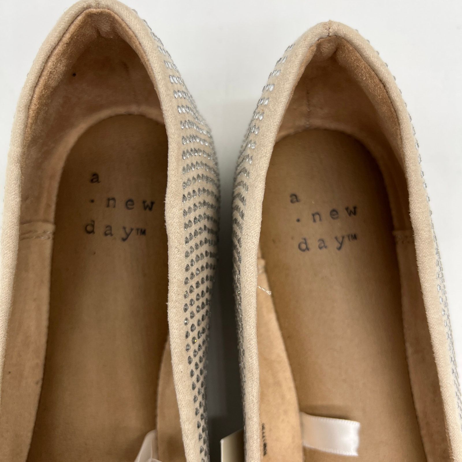 Other A New Day Women's Corinna Ballet Rhinestone Flats Size 8.5 Size US 8.5 / IT 38.5 - 4 Thumbnail
