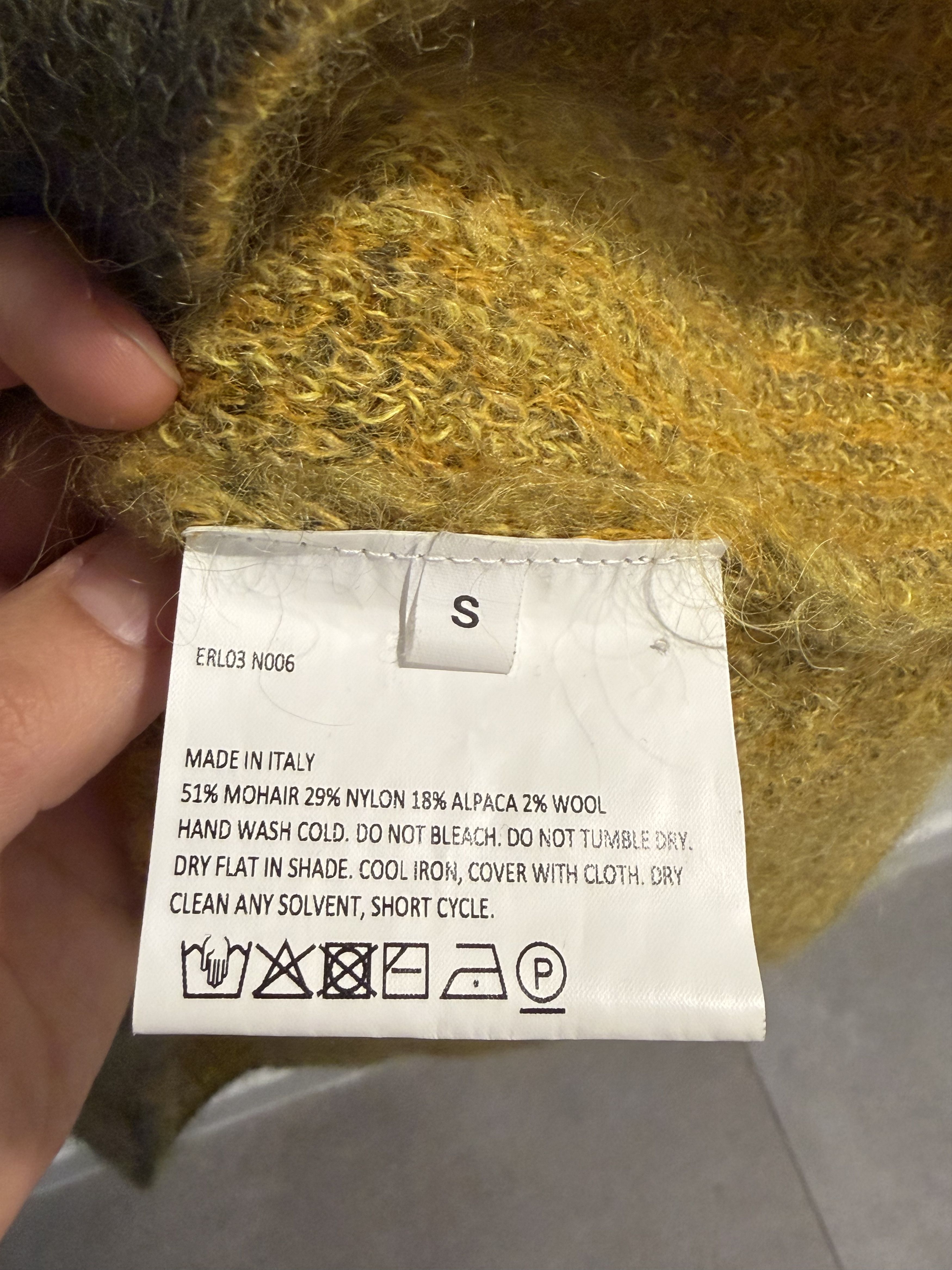ERL ERL Mohair Striped Sweater Size US S / EU 44-46 / 1 - 5 Thumbnail