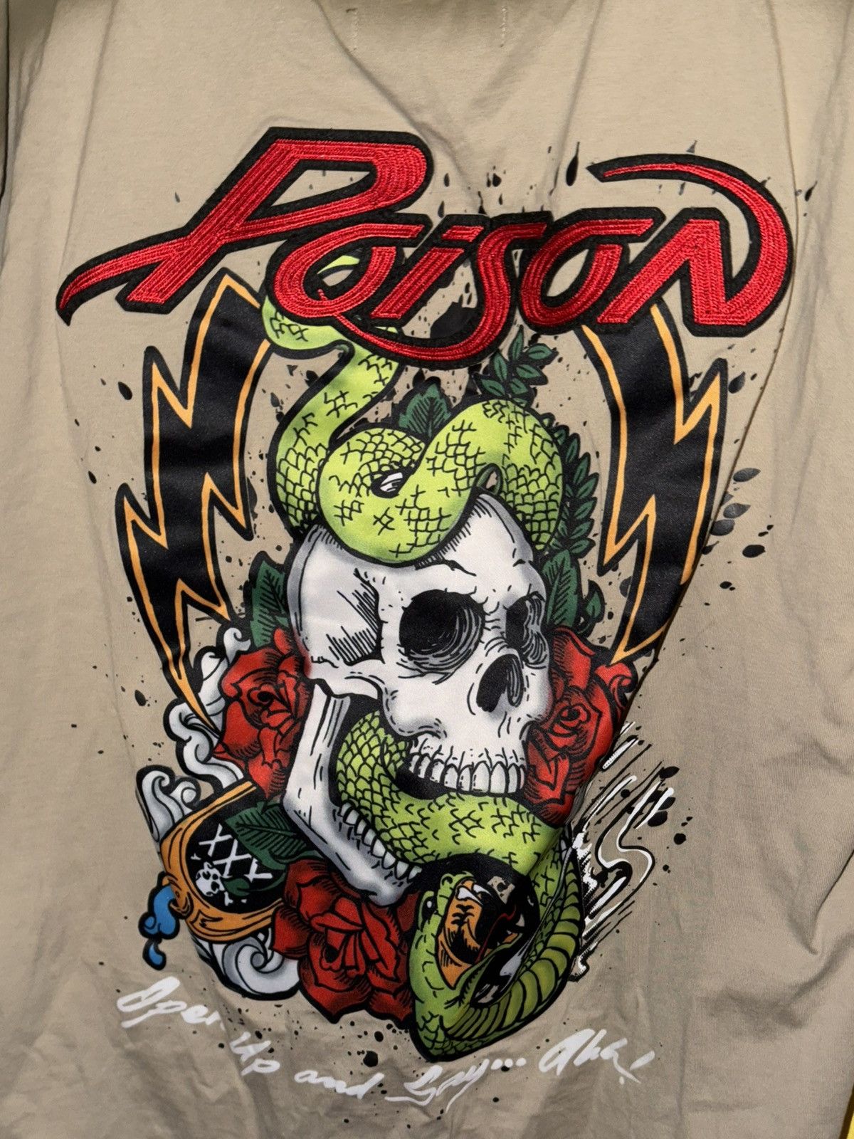 Other Poison Band T Shirt 2024 Stitched Embroidered Tee Mens Large Size US L / EU 52-54 / 3 - 5 Thumbnail