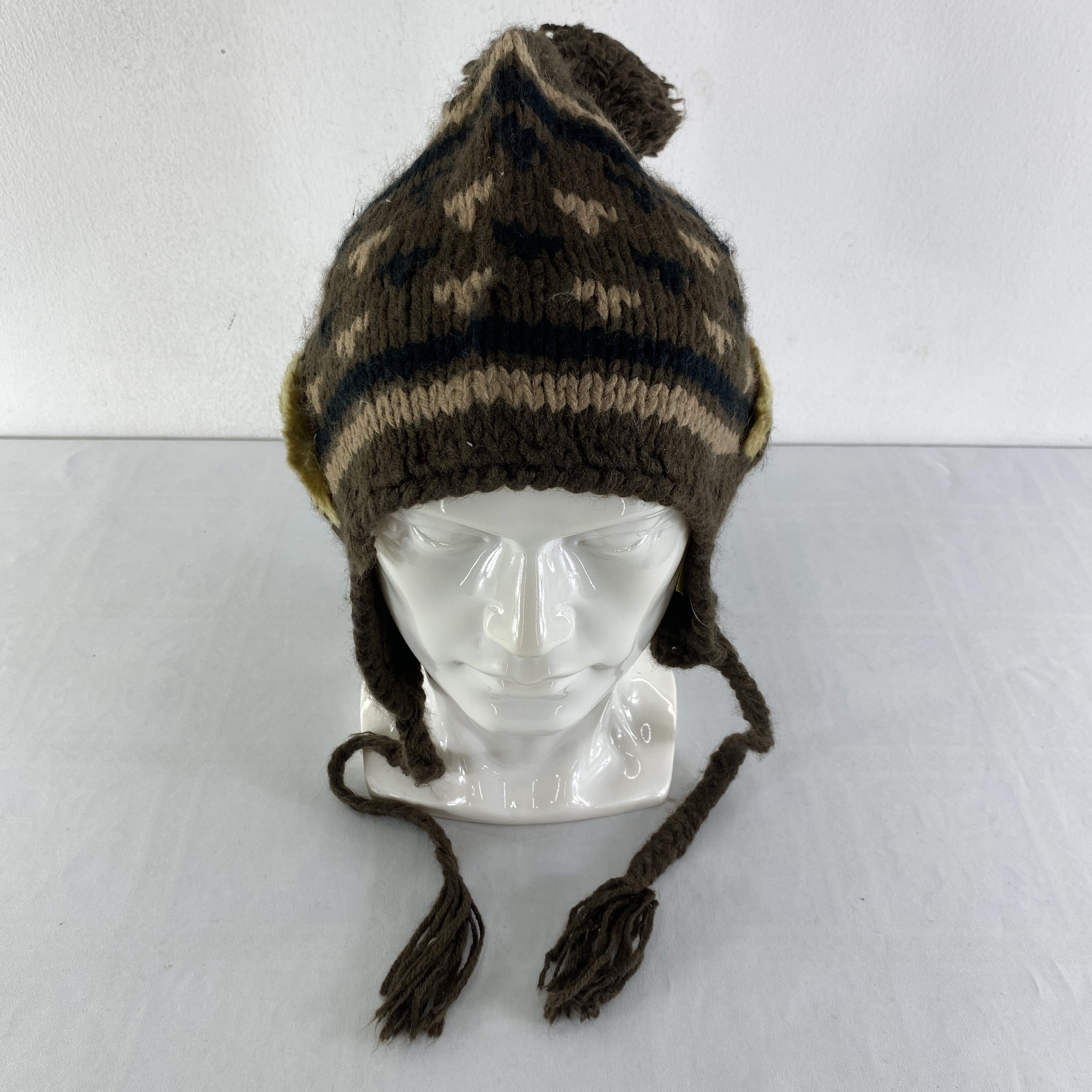 Japanese Brand Vehicle Girl's Snow Cap Hat Beanie -BN546 Size ONE SIZE - 2 Thumbnail