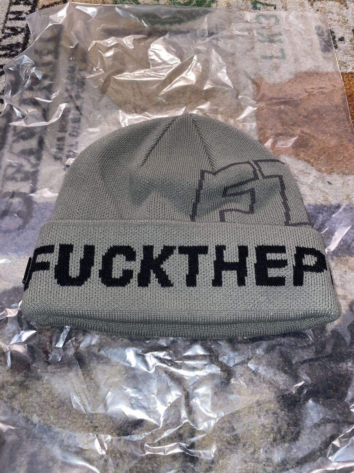 Fuck The Population FTP SPELLOUT BEANIE Size ONE SIZE - 1 Thumbnail