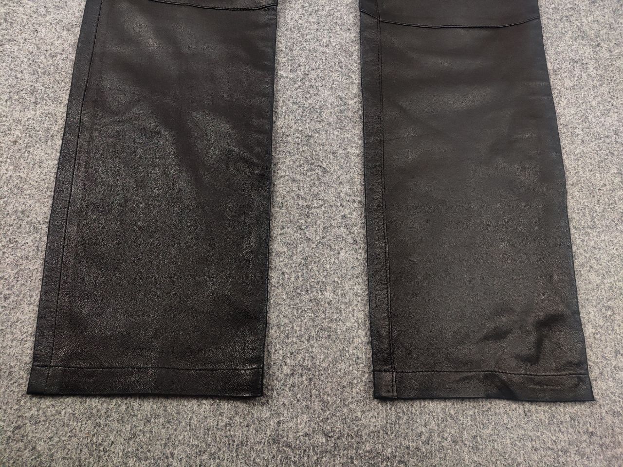 Japanese Brand Gardeur Design Perfect leather Pants Balmain Biker style Size US 32 / EU 48 - 10 Thumbnail
