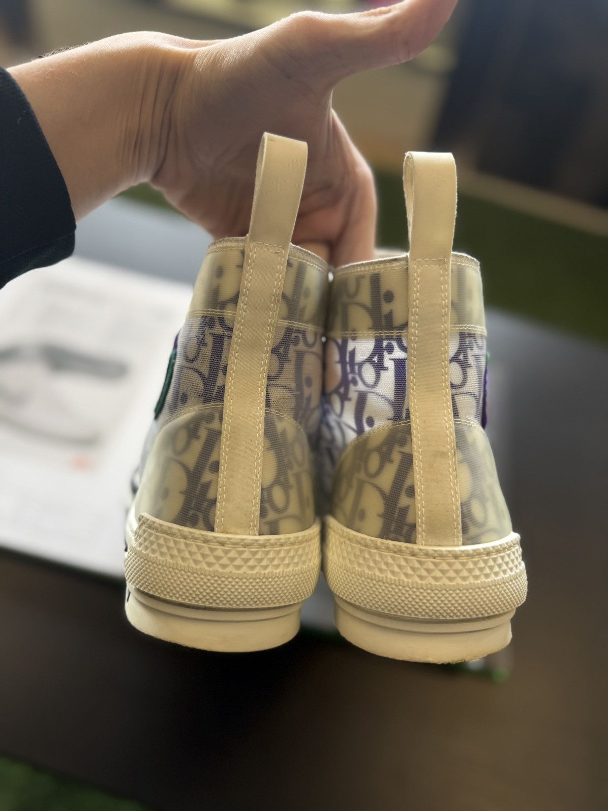 Dior Dior B23 Kenny Scharf High Top Sneakers 42EU/9US Size US 9 / EU 42 - 9 Thumbnail