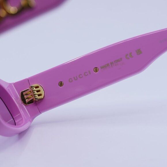 Gucci Gucci GG1771S 008 Sunglasses Pink Geometric Frame, Pink Size ONE SIZE - 7 Thumbnail