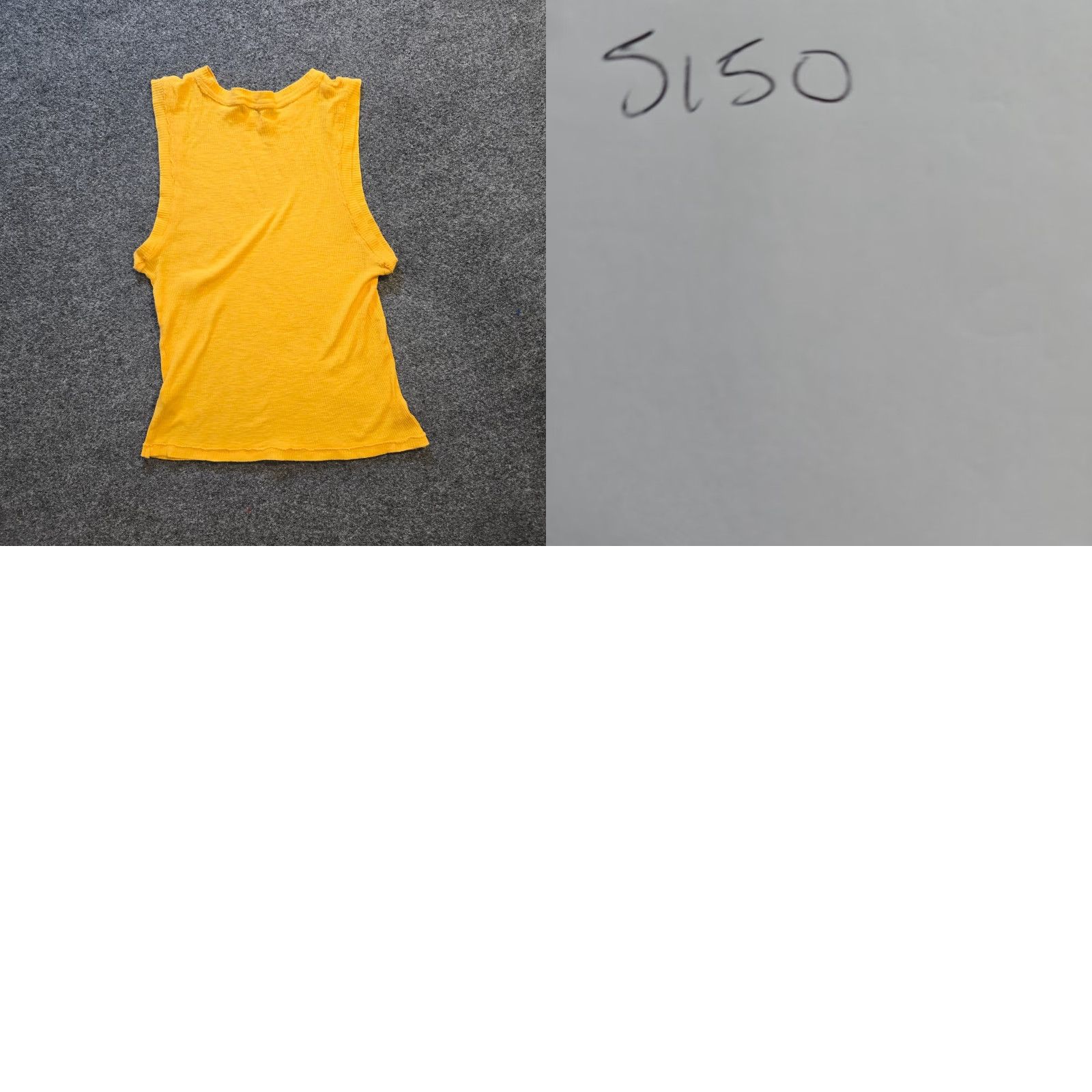 Free People Free People Tank Womens Size XS Yellow Ribbed Stretchy Layer Capsule Basic Top Size XS / US 0-2 / IT 36-38 - 8 Thumbnail