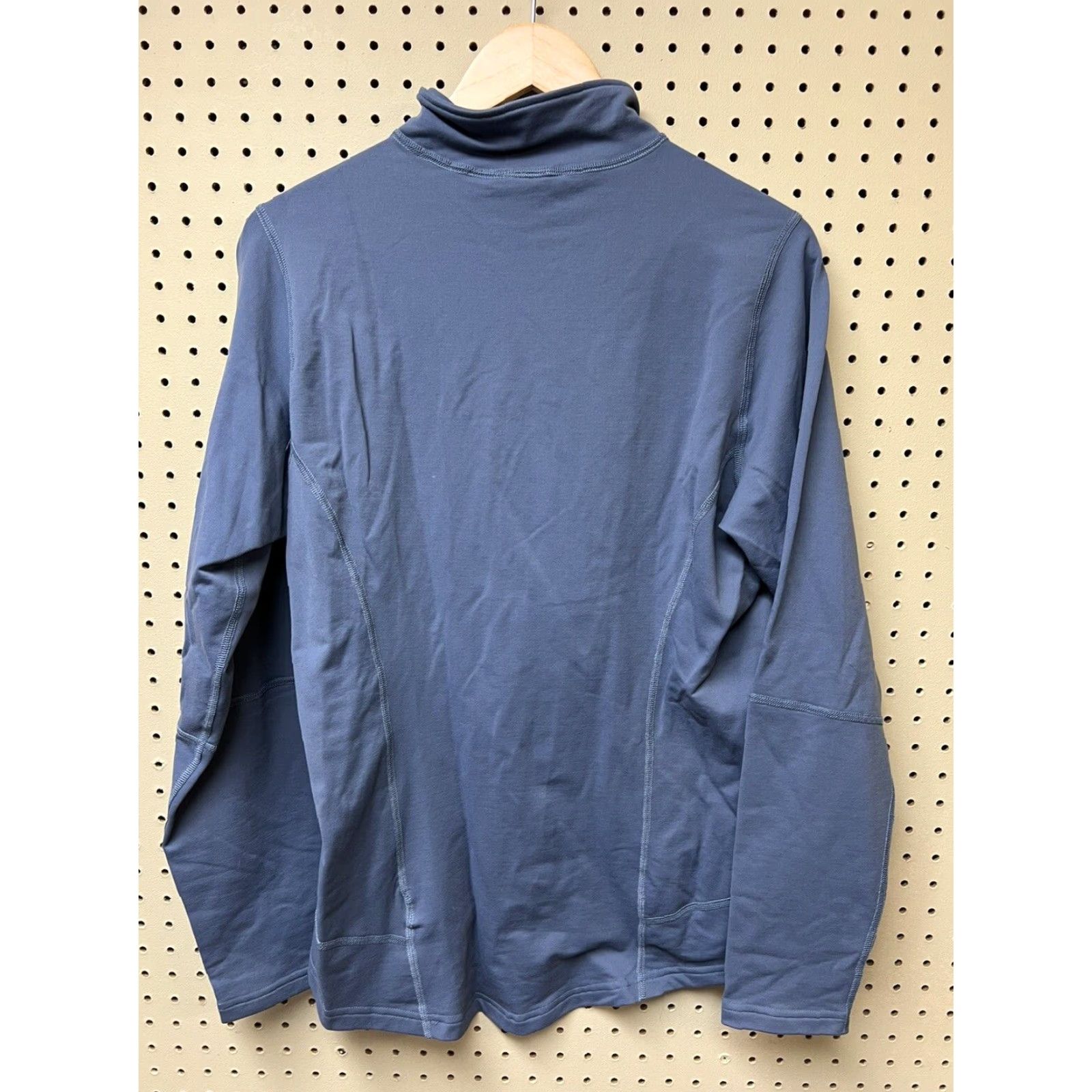Helly Hansen Helly Hansen Shirt Mens Base Layer 1/4 Zip Pullover Size Medium Blue Stretch Athletic Hiking Size US M / EU 48-50 / 2 - 2 Thumbnail