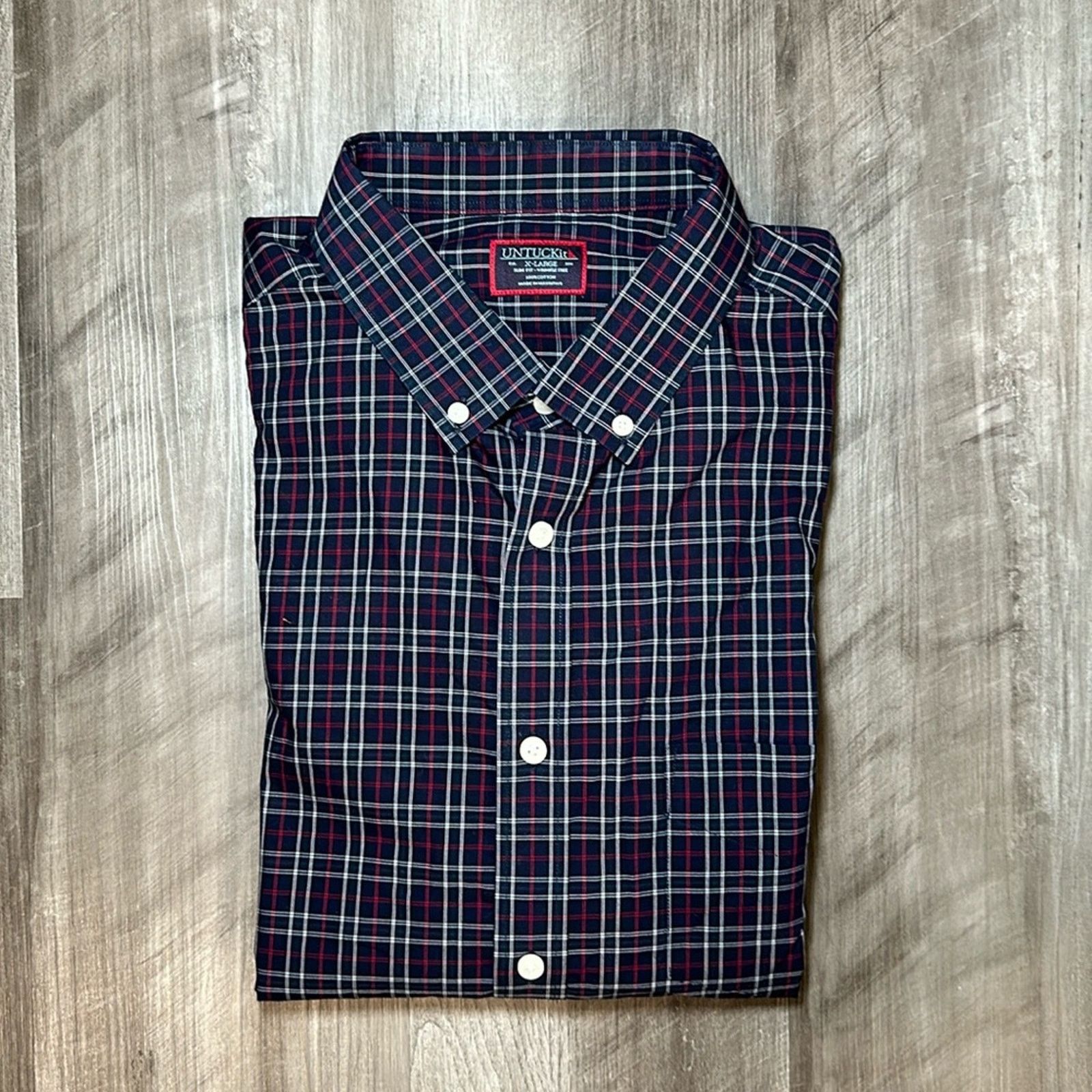 UNTUCKit Untuckit Perdera Slim Fit Wrinkle Free Long Sleeve - XL Size US XL / EU 56 / 4 - 1 Thumbnail