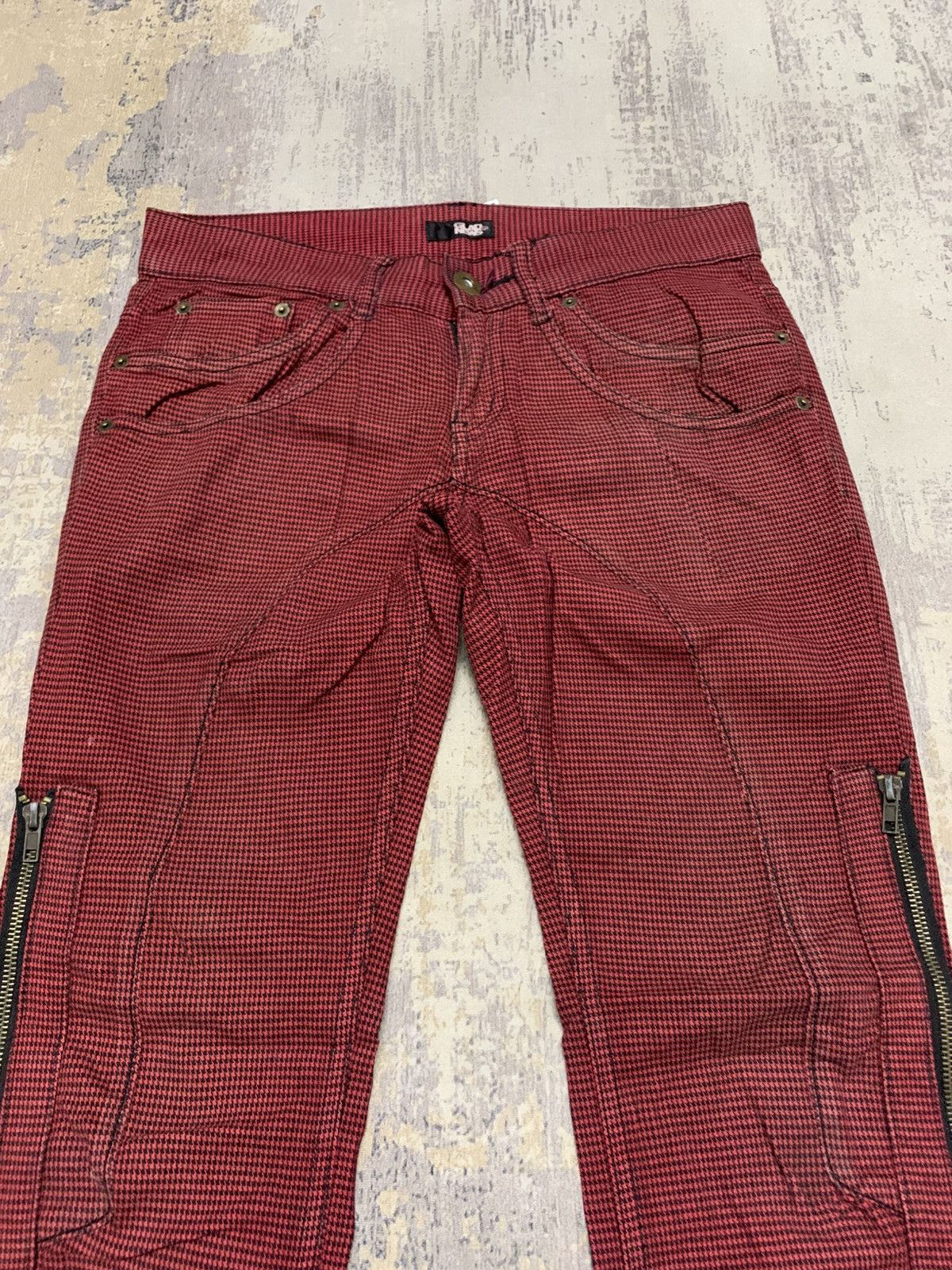 Seditionaries GLAD NEWS Seditionaries Checked Punk Zipper Pant Size US 31 - 2 Thumbnail