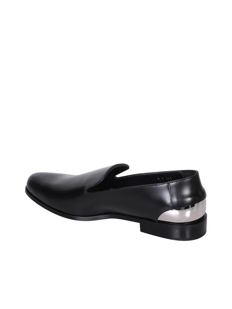 Alexander McQueen o1w1db10725 Metal Heel Slipper in Black Size US 14 / EU 47 - 2 Thumbnail