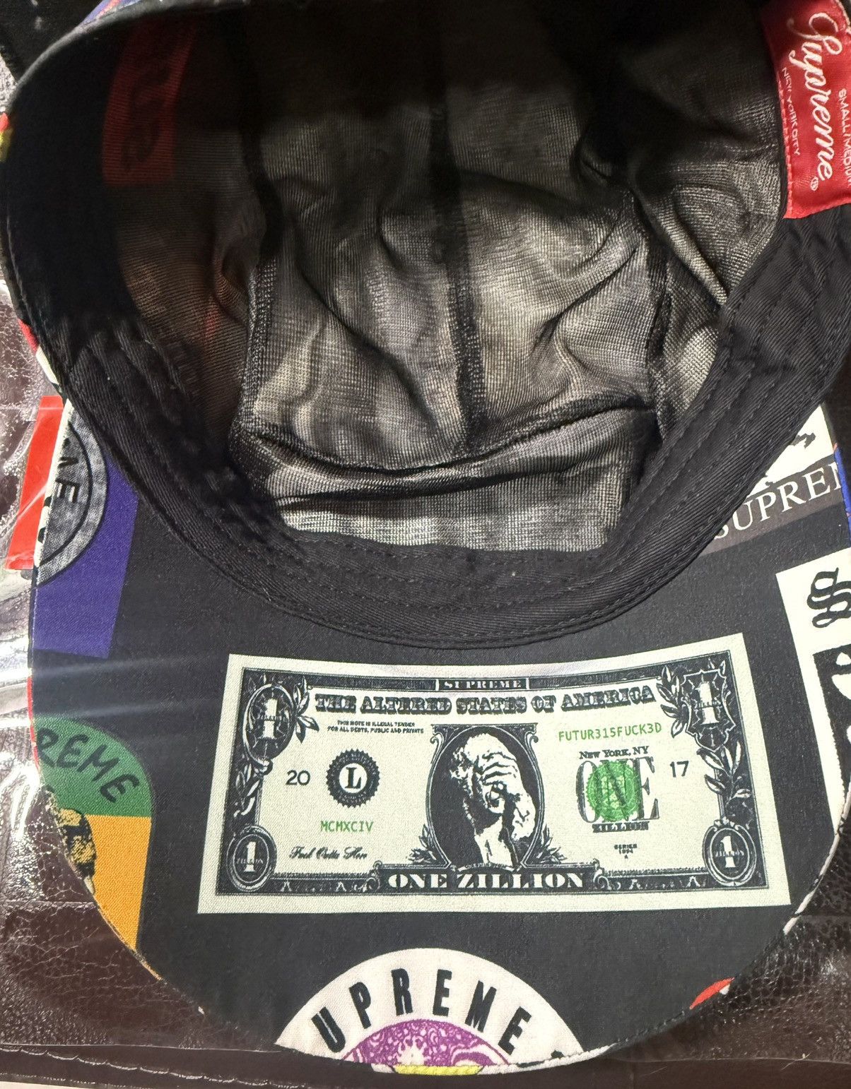 Supreme Supreme SS21 Gore-Tex Long Bill Camp Cap S/M Black Sticker Size ONE SIZE - 5 Thumbnail