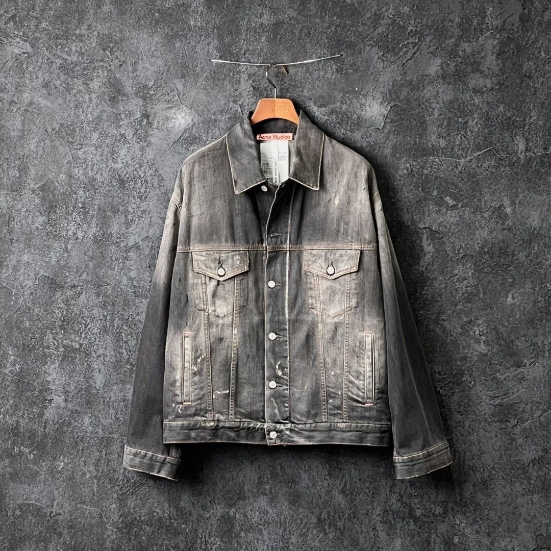 Acne Studios Acne Studios Denim Cotton Gray Light Jacket s Men Size US S / EU 44-46 / 1 - 1 Thumbnail