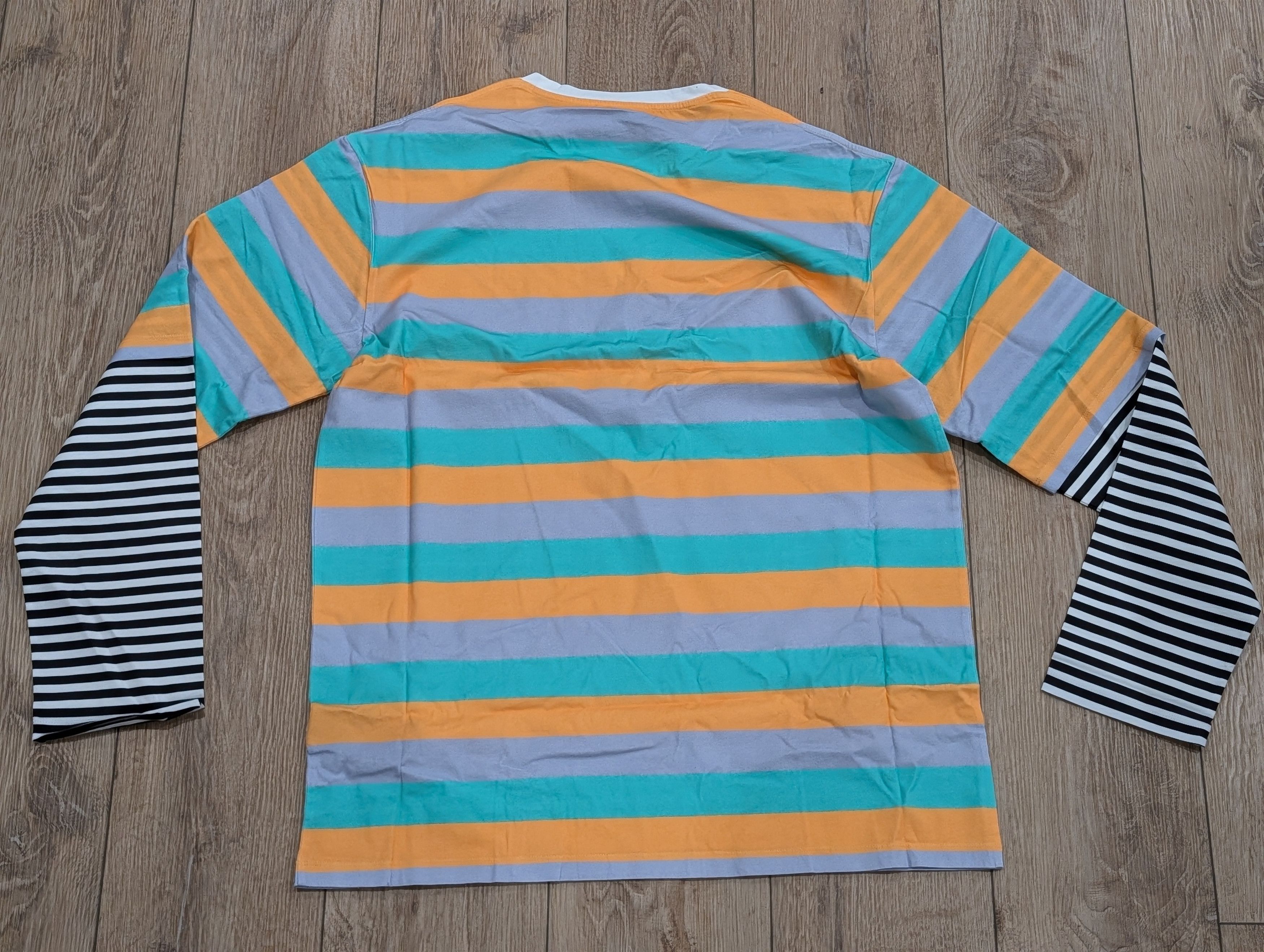 Balmain BALMAIN "Stranger Things" Layered T-Shirt Green Multi Small Size US XS / EU 42 / 0 - 4 Thumbnail