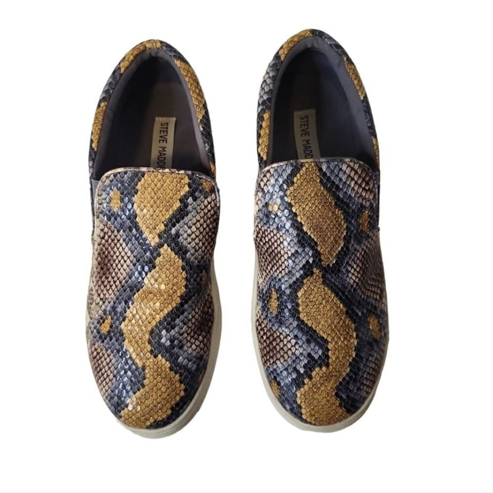 Steve Madden Steve Madden Gillis Snake Print Sneakers Size 7.5 M Size US 7.5 / IT 37.5 - 4 Thumbnail
