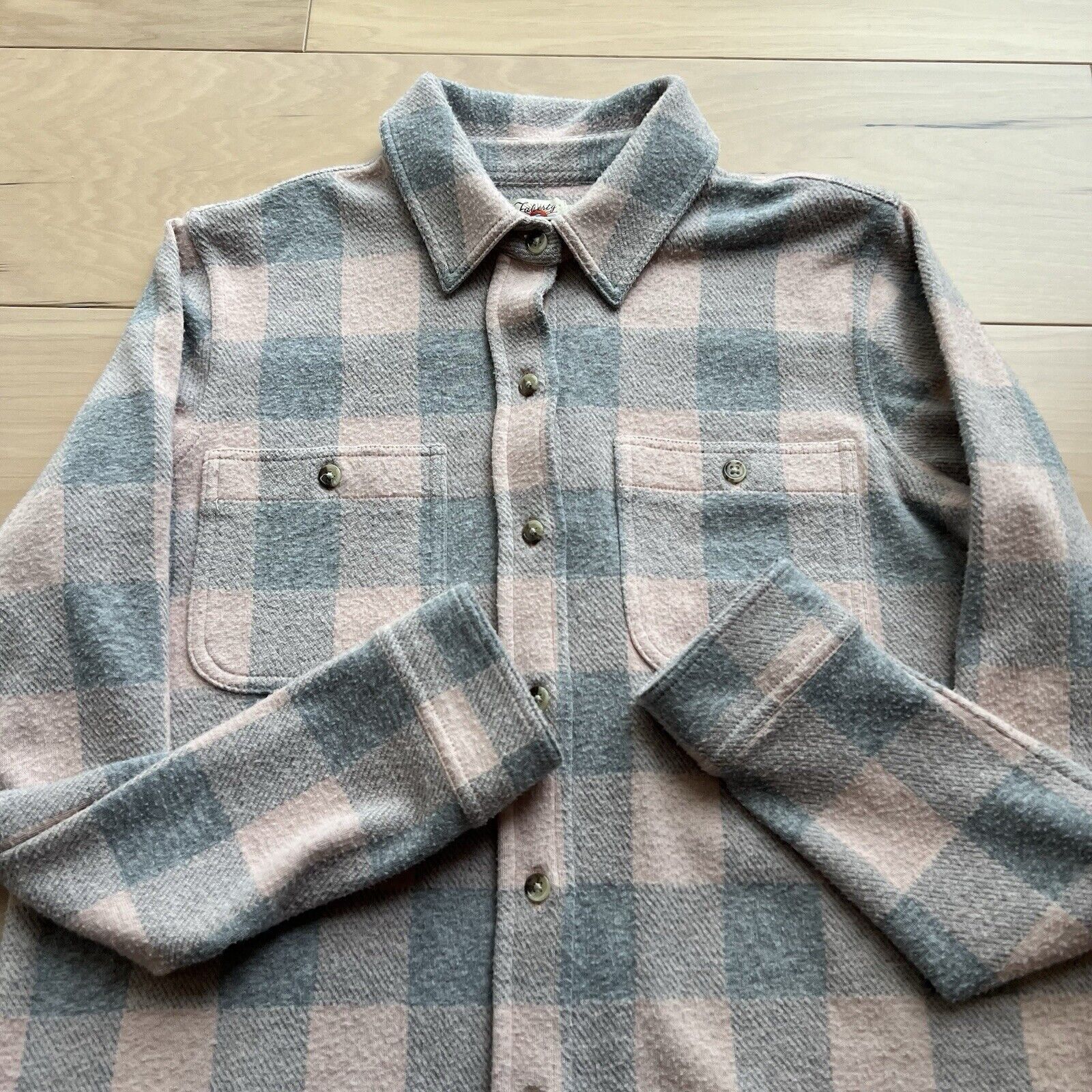 Faherty Faherty Legend Sweater Shirt Women's S Pink Gray Button Up Size S / US 4 / IT 40 - 4 Thumbnail