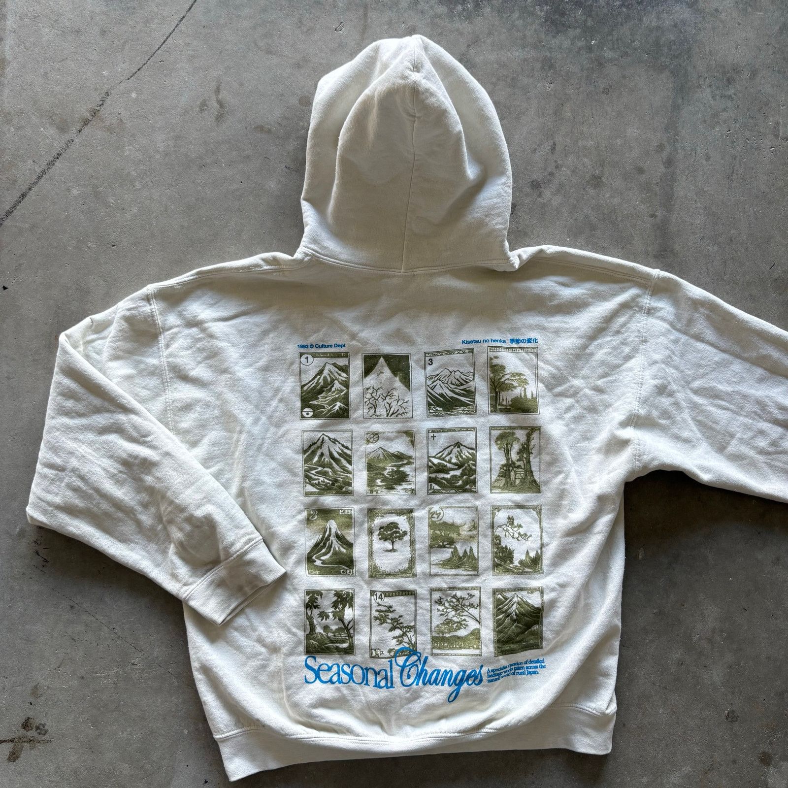 Urban Outfitters Creme Urban Outfitters Seasonal Changes Hoodie Size US M / EU 48-50 / 2 - 1 Thumbnail