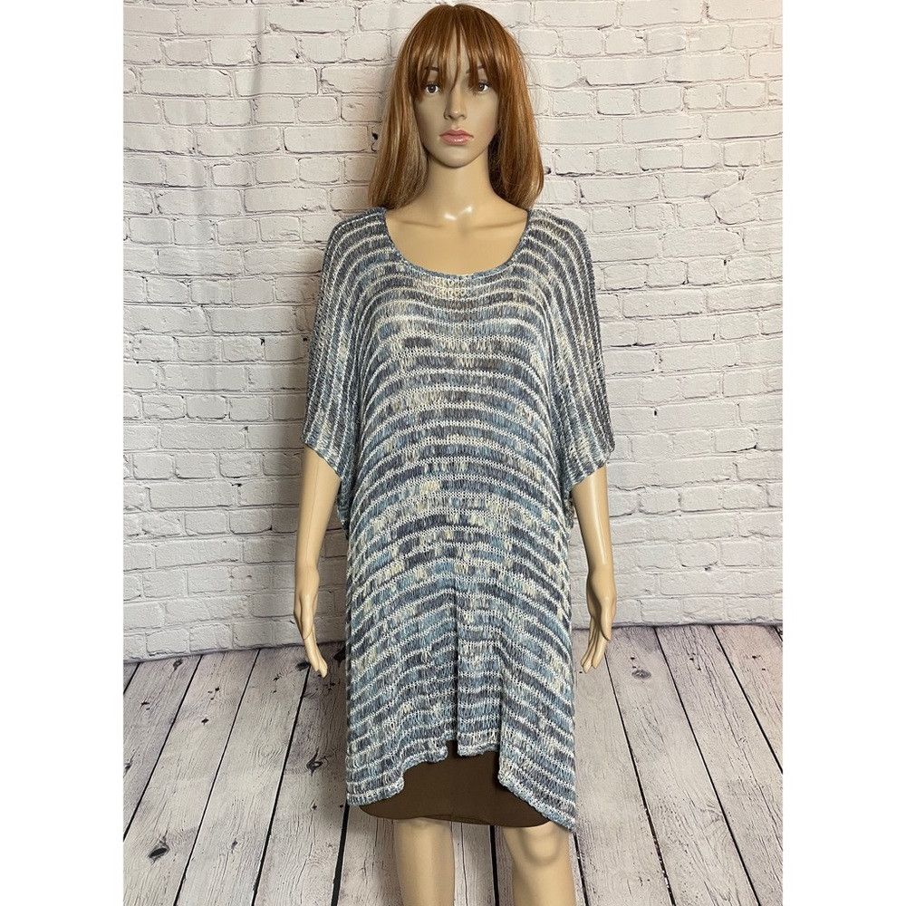 Chicos NWT New $109 Chico's Knit Textured Tegan Poncho Size L/XL Size L / US 10 / IT 46 - 3 Thumbnail