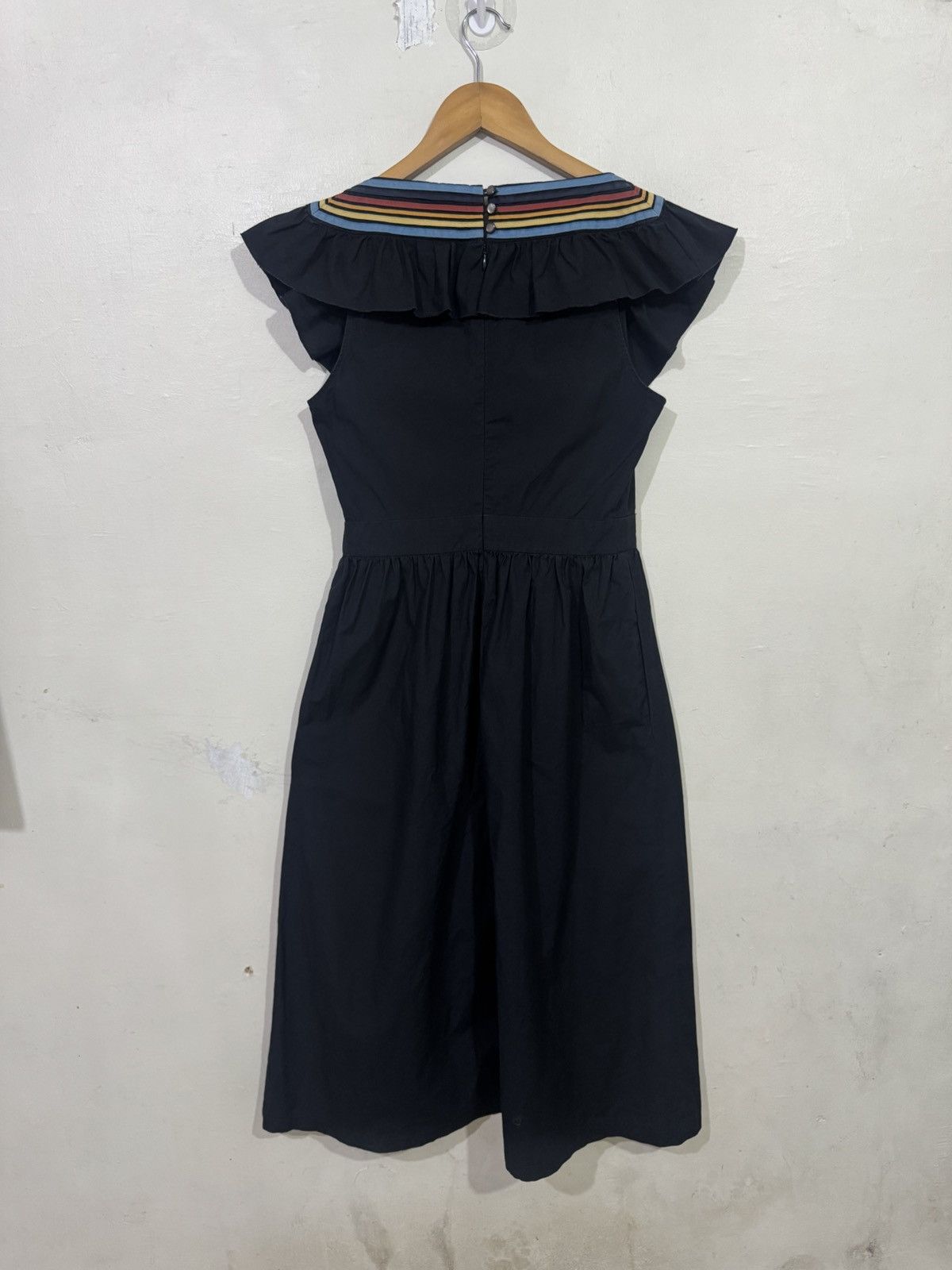 A.P.C. A.P.C Frilled Ruffled Sleeveless Dress Size XXS / US 00 / IT 34 - 8 Thumbnail
