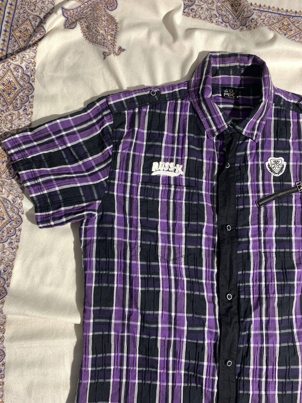 Hysteric Glamour × If Six Was Nine × Japanese Brand RUSS-K FEALING ALIVE SHORT SLEEVE SHIRT Size US M / EU 48-50 / 2 - 3 Thumbnail