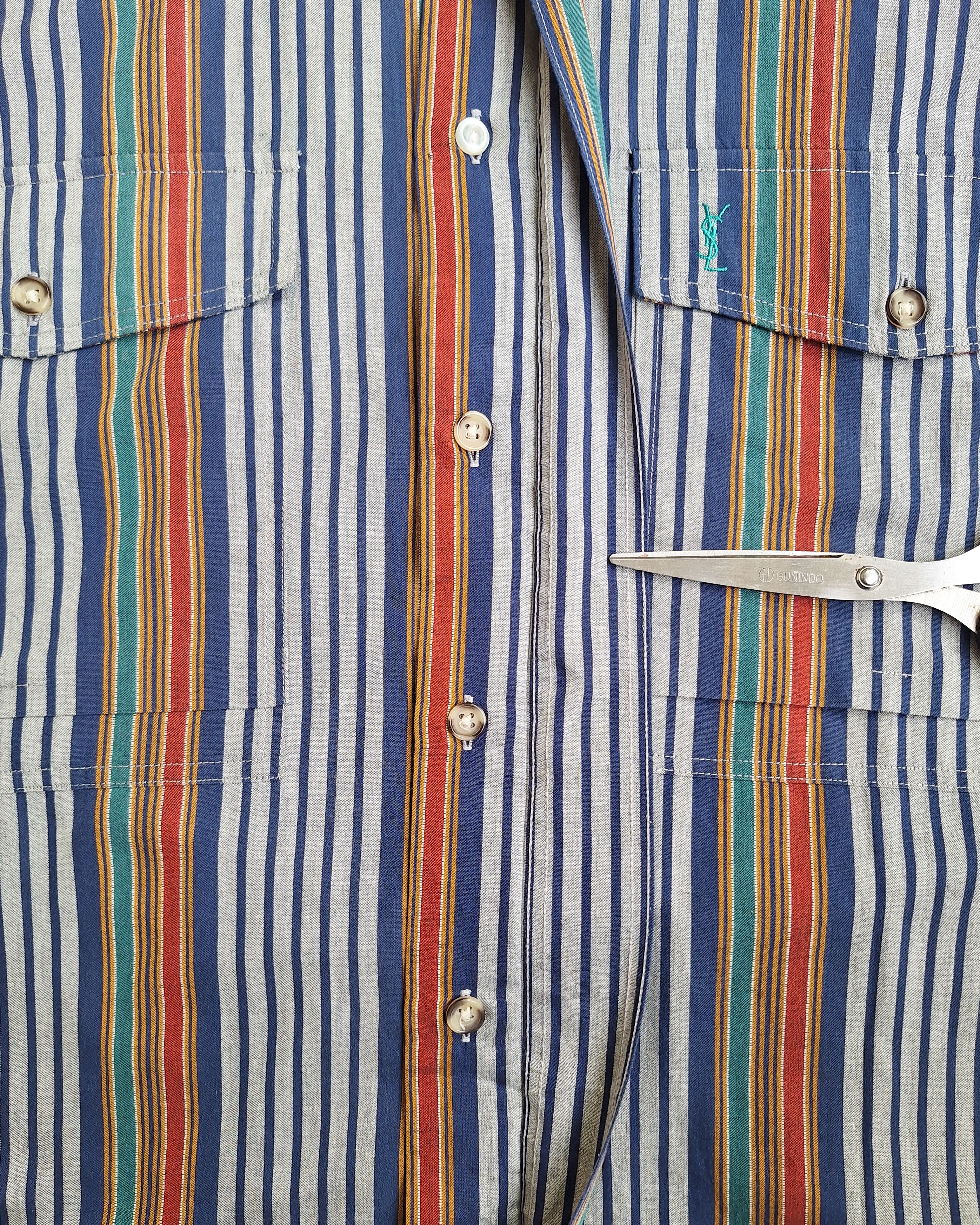 Vintage × Yves Saint Laurent Vintage Ysl Yves Saint Laurent Shirt Size US M / EU 48-50 / 2 - 4 Thumbnail