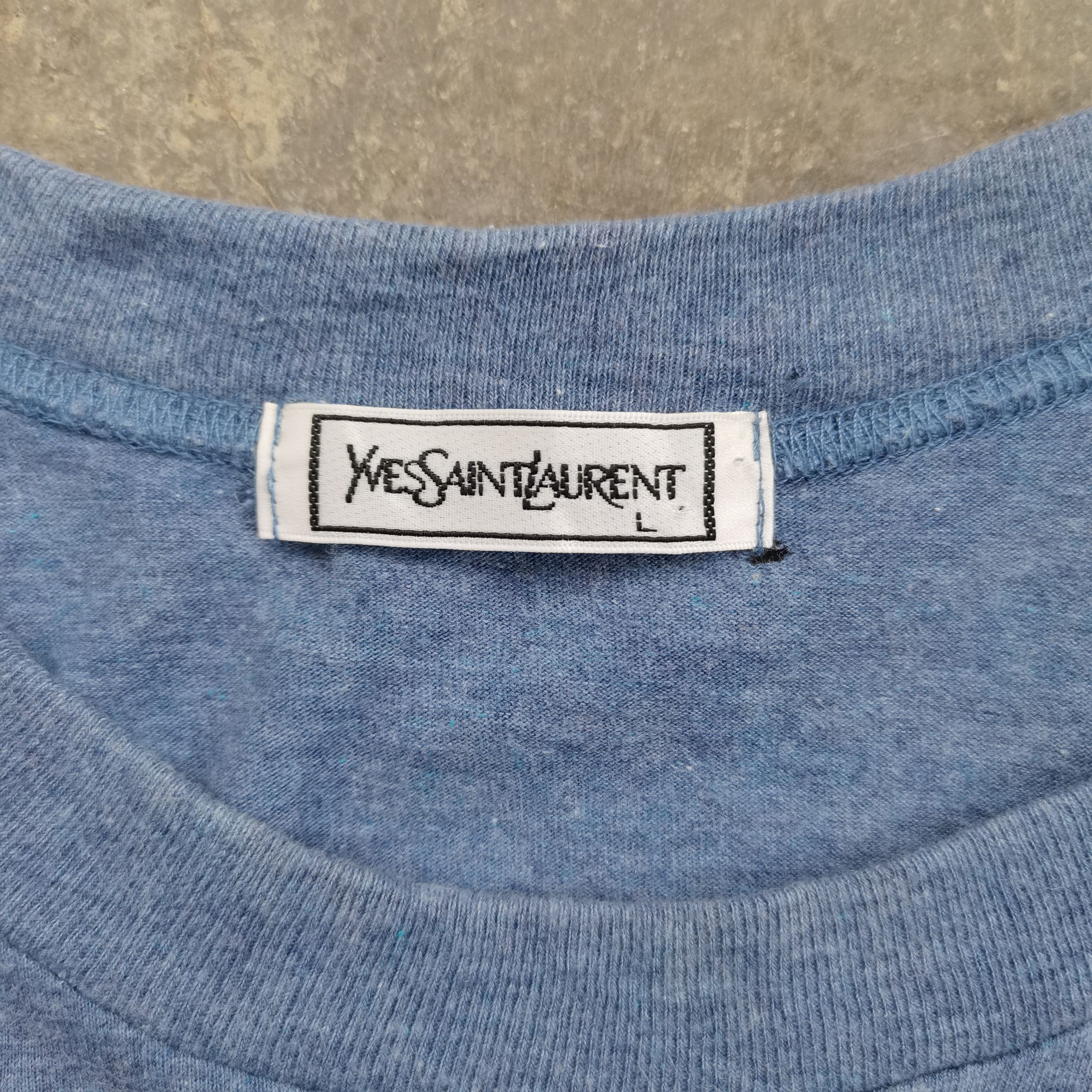 Vintage × Yves Saint Laurent Vintage Yves Saint laurent Crewneck Tshirt Size US L / EU 52-54 / 3 - 10 Thumbnail