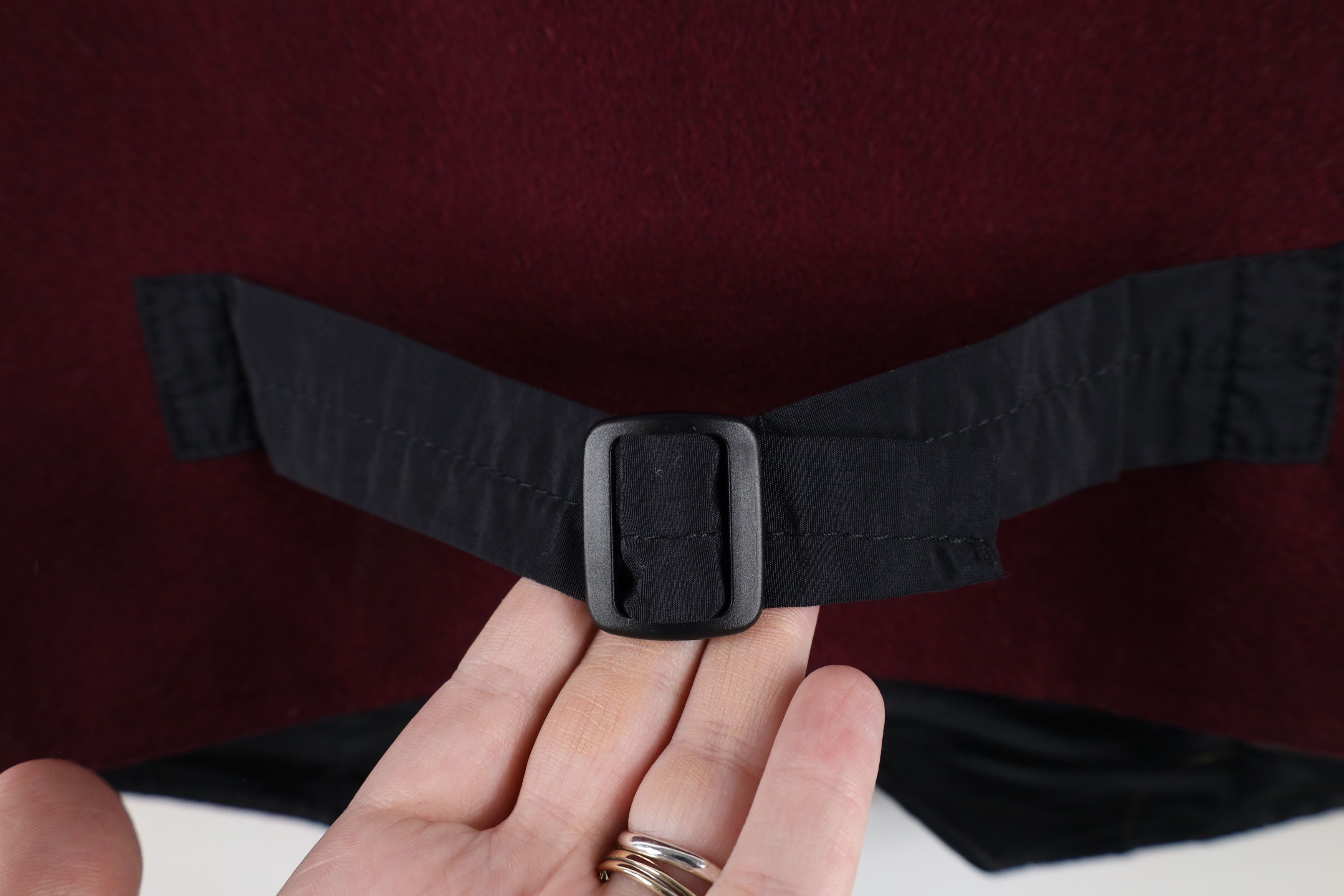 Vintage Vintage 90s Streetwear Back Button Vest Jacket Maroon USA Size L / US 10 / IT 46 - 8 Thumbnail