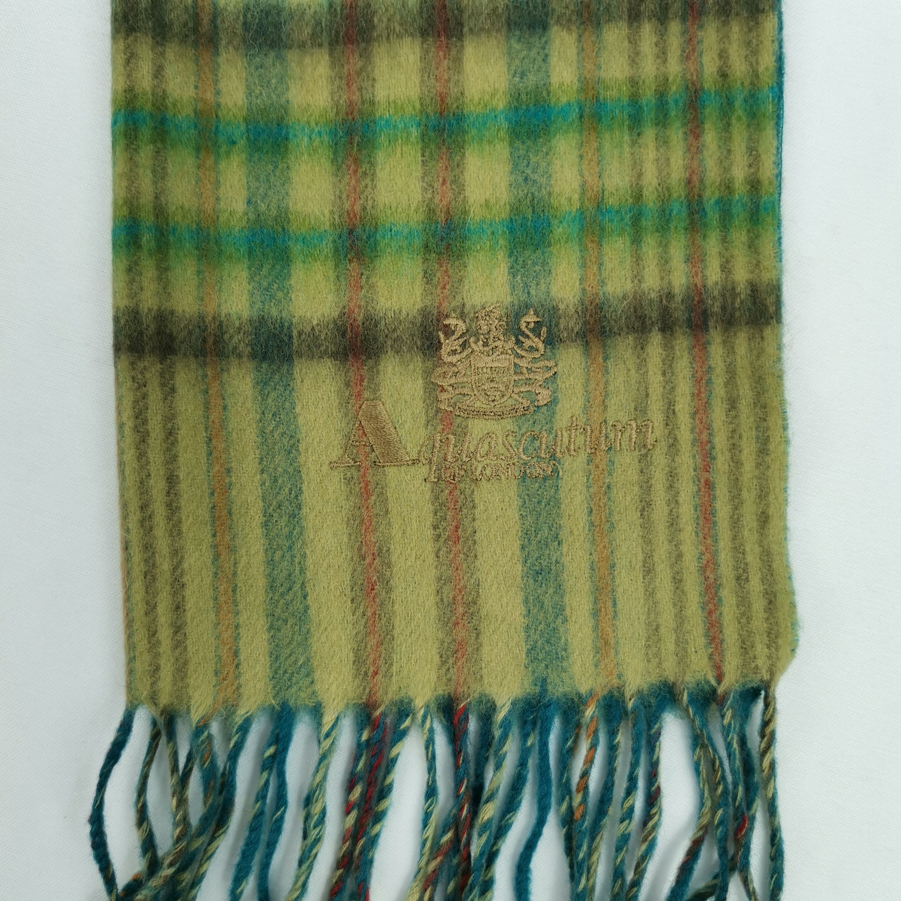 Aquascutum Vintage Aquascutum Scarf Muffler Wool Scarves Size ONE SIZE - 4 Thumbnail