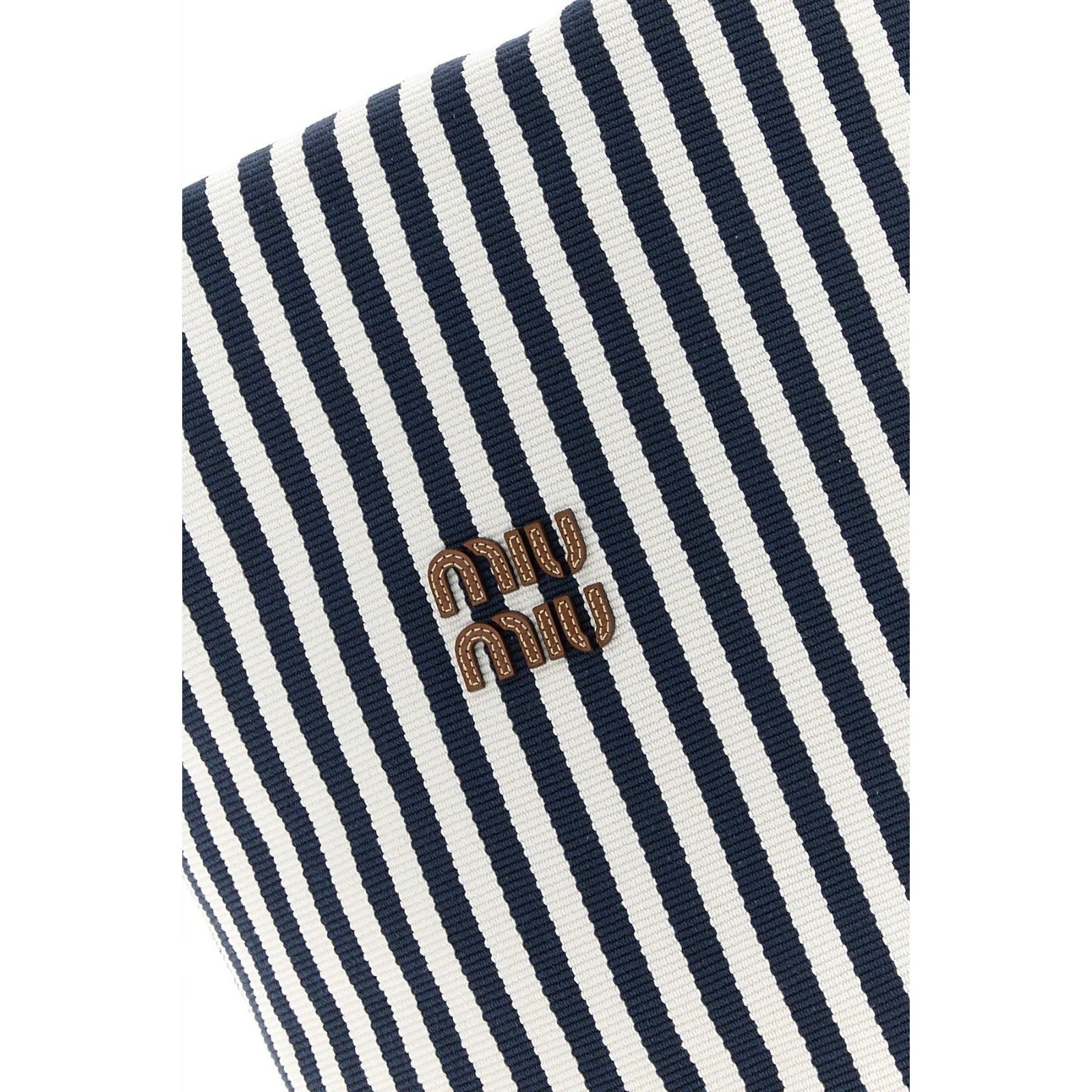 Miu Miu MIU MIU Blue/Cognac Top Handle Bag New & Authentic Size ONE SIZE - 4 Thumbnail