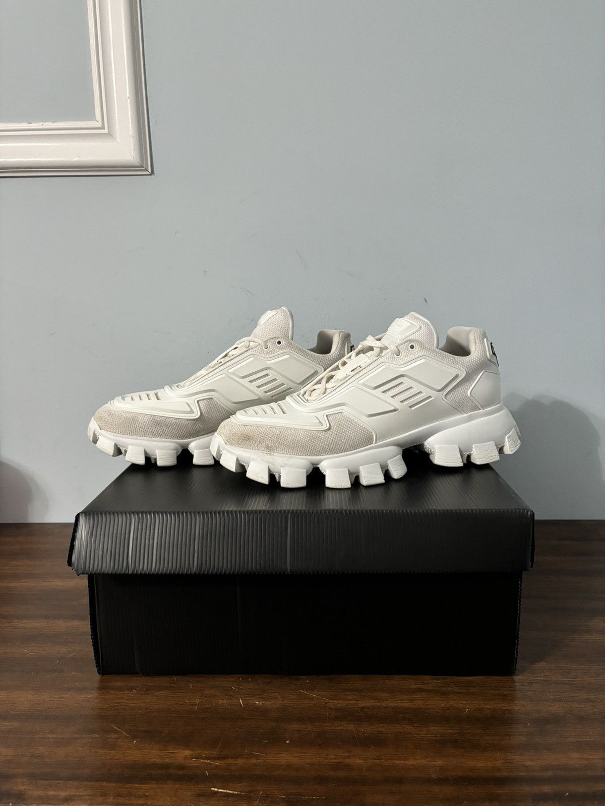 プラダ PRADA ミニボストン 2way ショルダーバッグ ホワイト