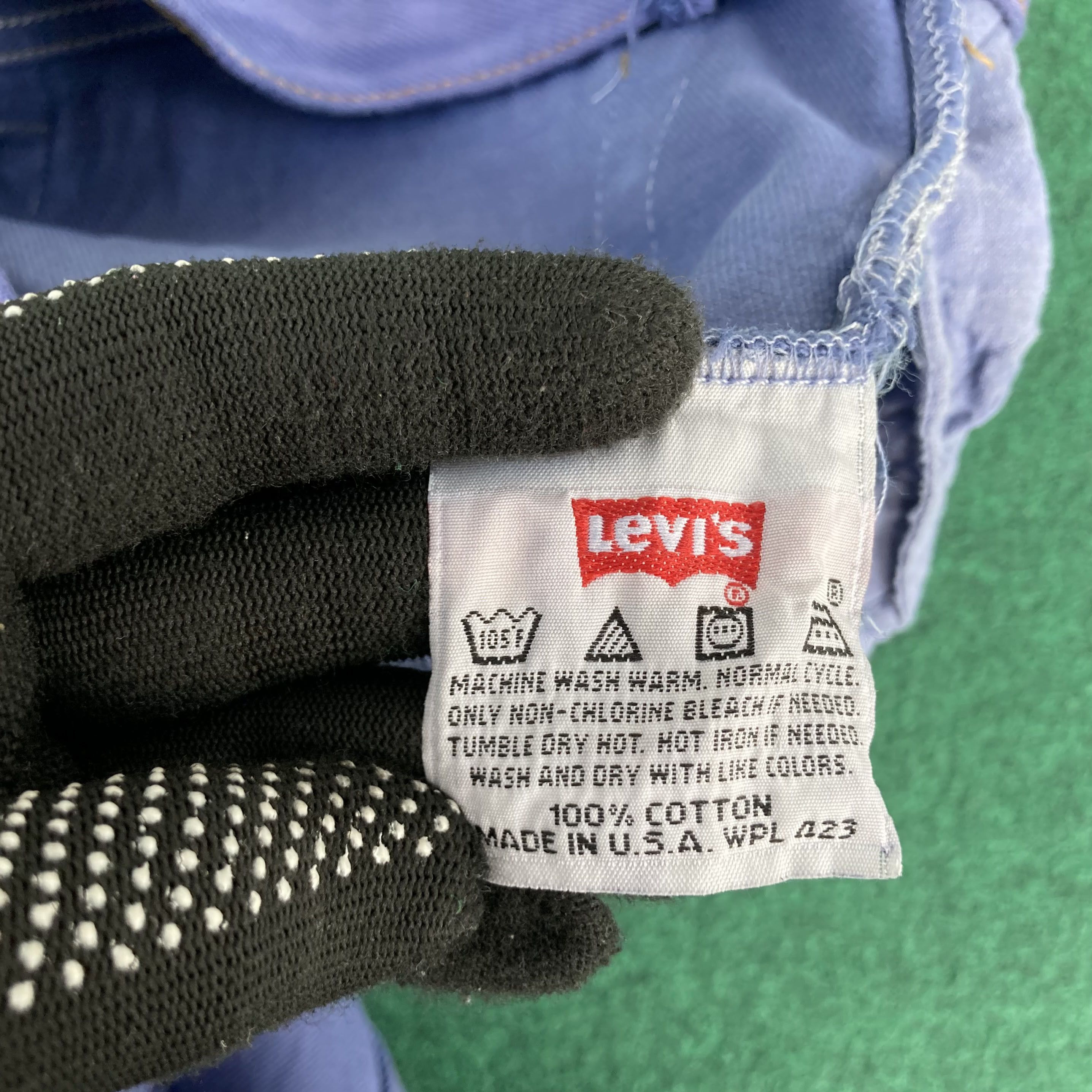 Levi's Size 31x32 Vtg 90’s Levis 501 Tie dye Denim Jeans Size US 31 - 7 Thumbnail