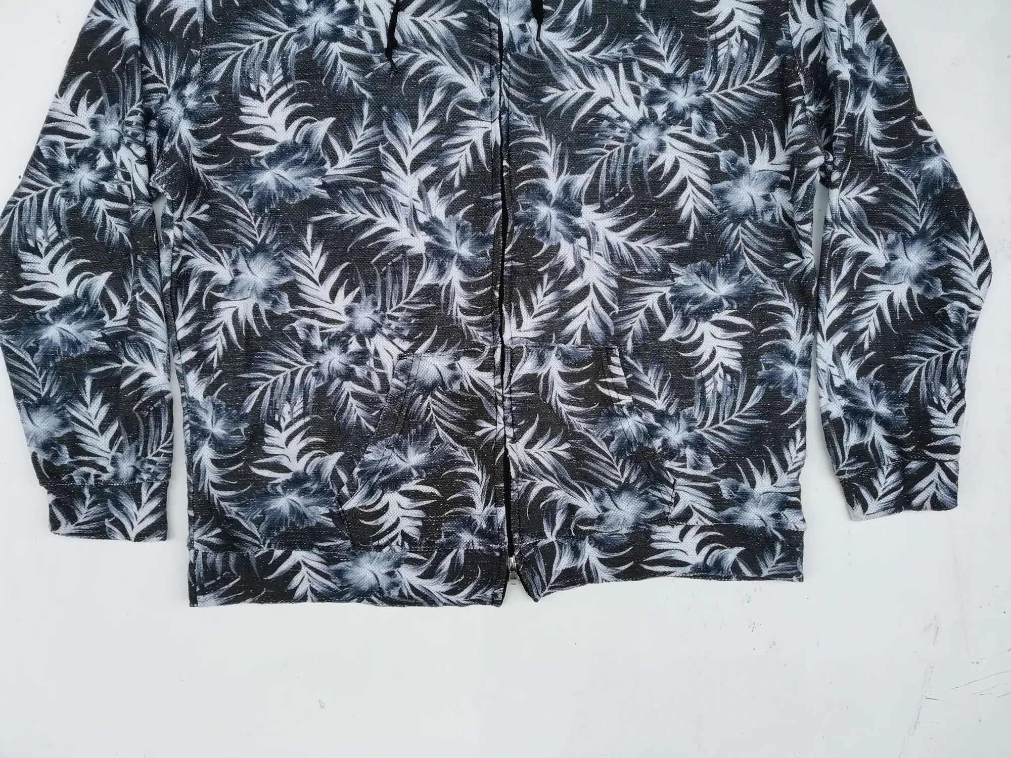 Japanese Brand Defective Struct Flora Zipper Hoodie Full Print Sweatshirt Size US XXL / EU 58 / 5 - 5 Thumbnail