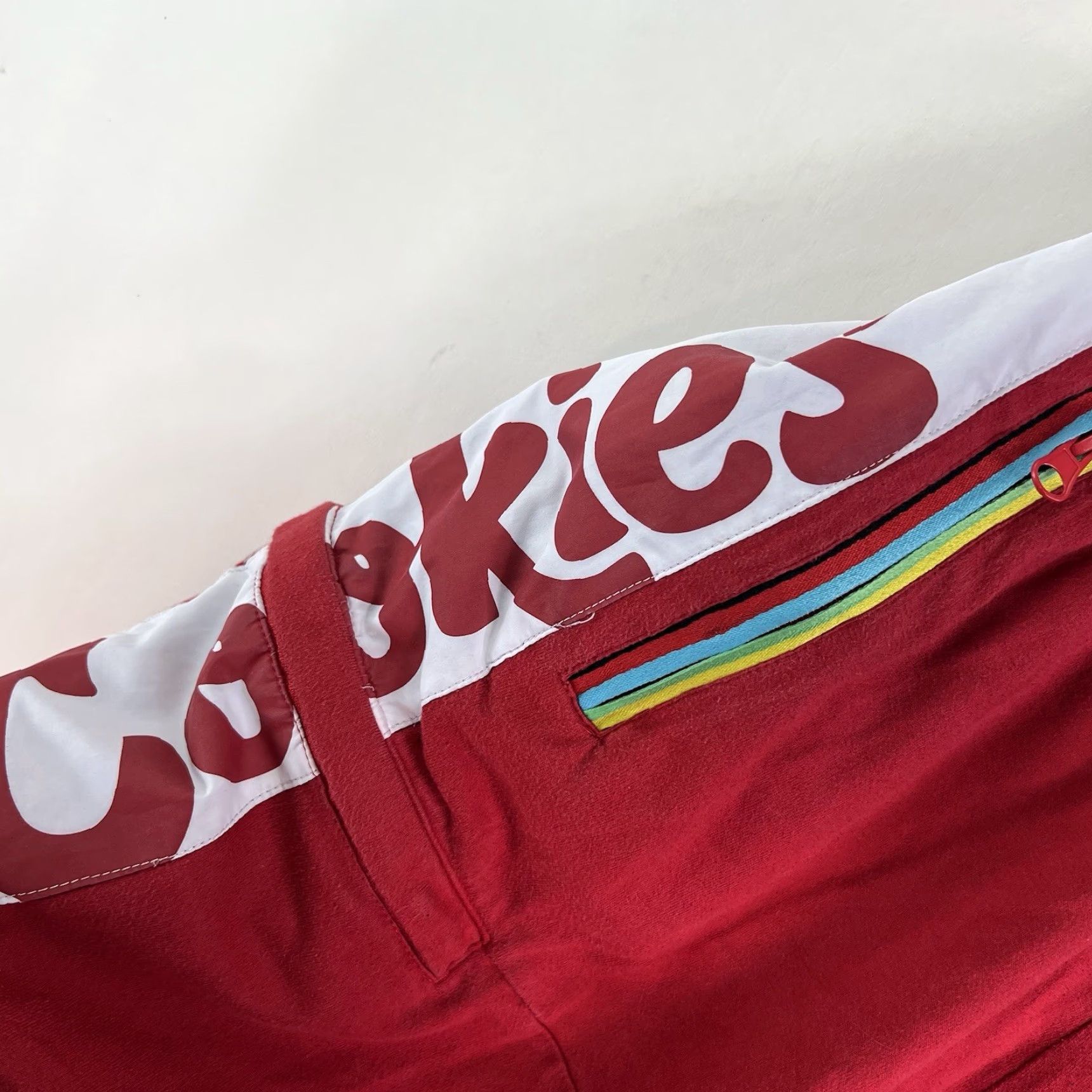 Vintage VTG Cookies CKS Sweat Shorts Mens S Red Cotton Puttin In Work Jersey 28X9 Size US S / EU 44-46 / 1 - 4 Thumbnail