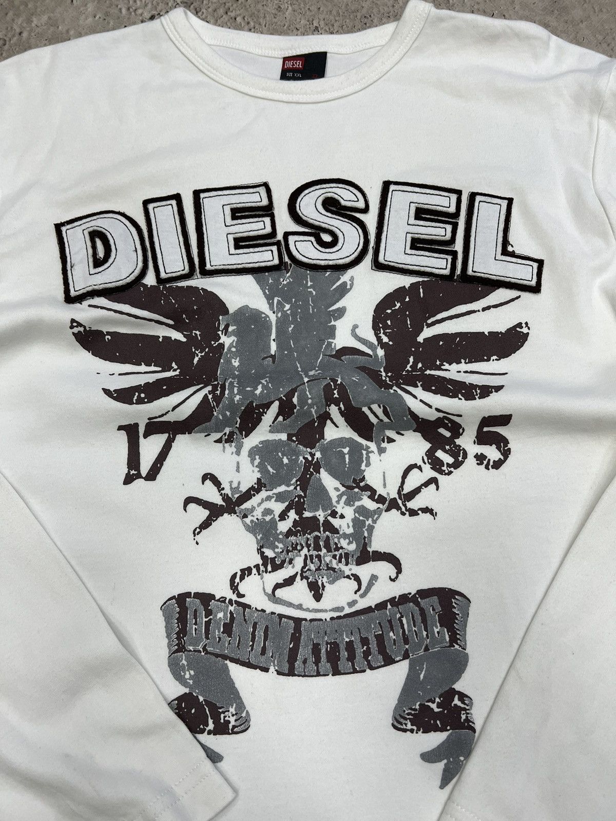 Diesel × Vintage VINTAGE DIESEL LONG SLEEVE tribal LOGO 90s Size US L / EU 52-54 / 3 - 8 Thumbnail