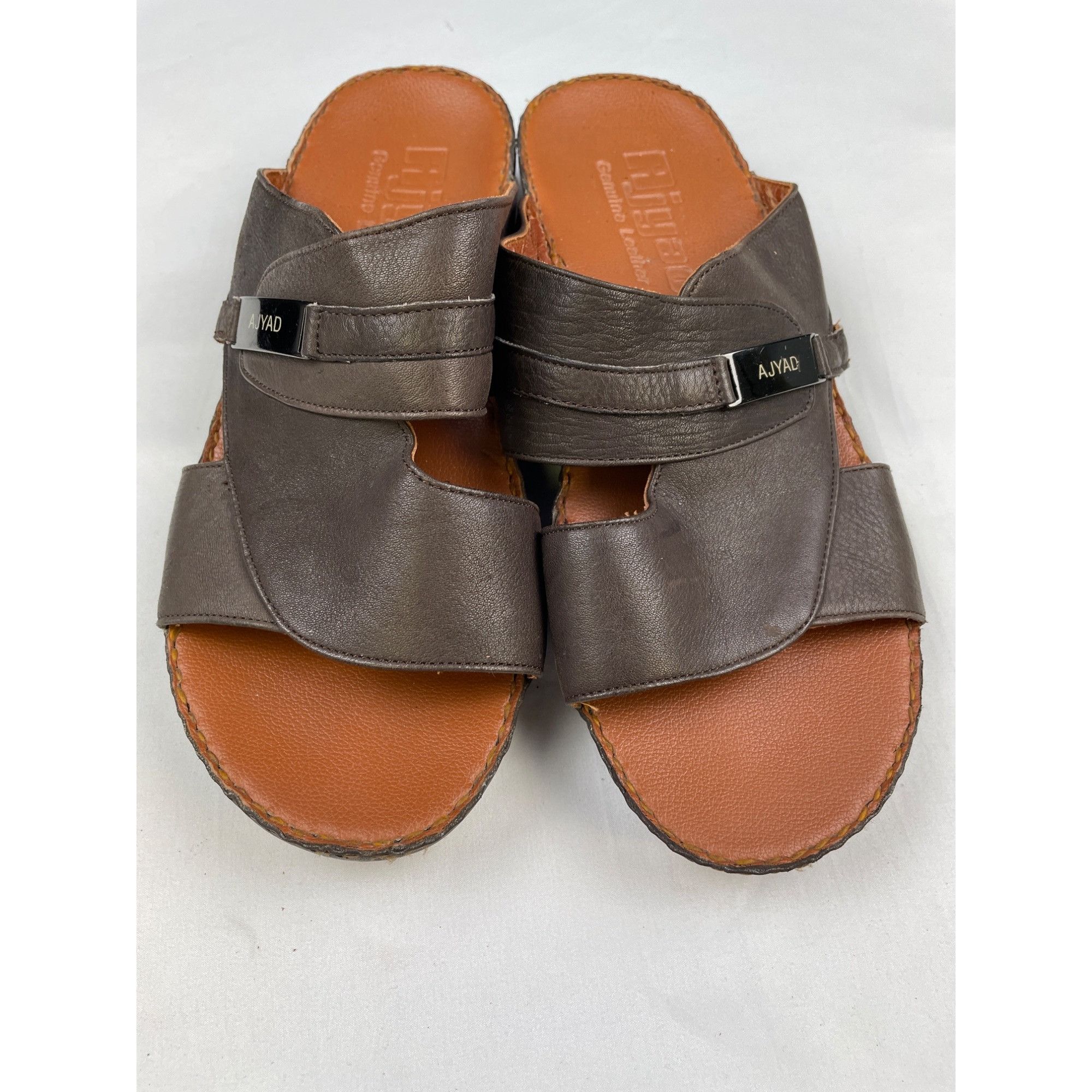 Other Ajyad Men's Brown Leather Sandals/Shoes/Slip on Size 11 SKU Size US 11 / EU 44 - 1 Thumbnail