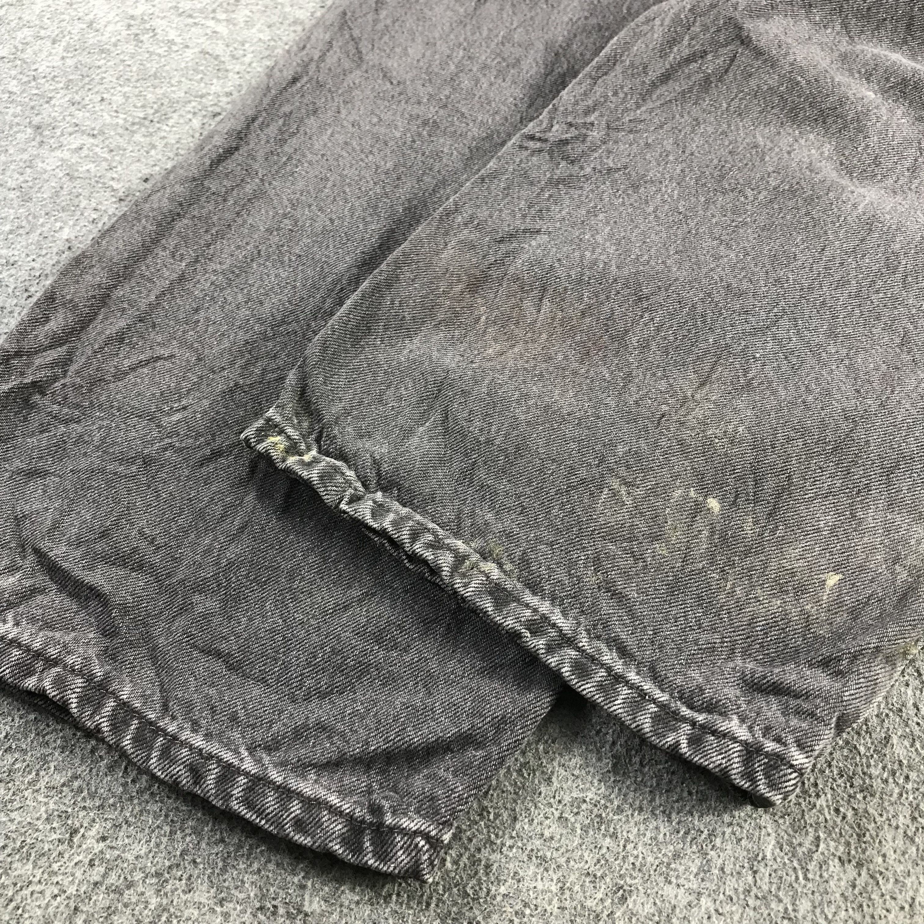 Levi's Vintage Y2K Levis Jeans Faded Black Wide Legs Denim KJ3388 Size US 29 - 7 Thumbnail