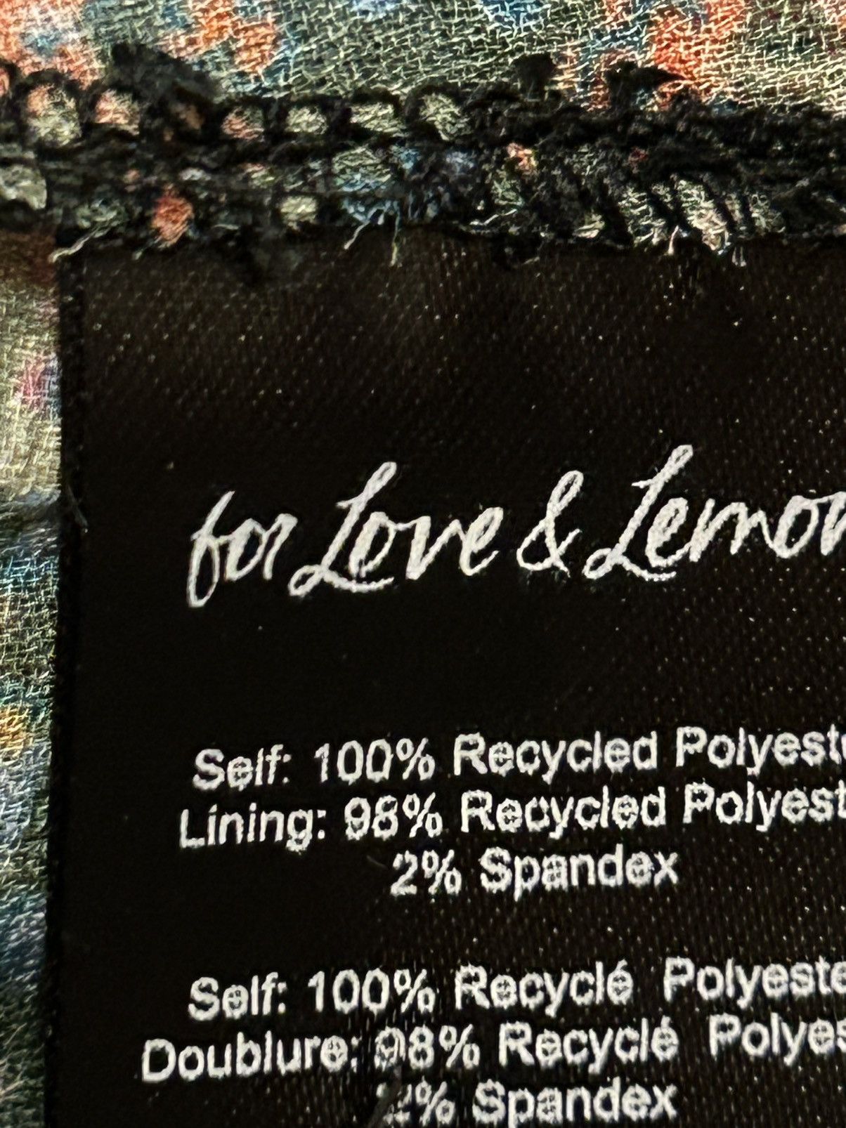 For Love & Lemons For love and Lemons Brittany Floral Print Long Sleeve Dress Size XS / US 0-2 / IT 36-38 - 5 Thumbnail