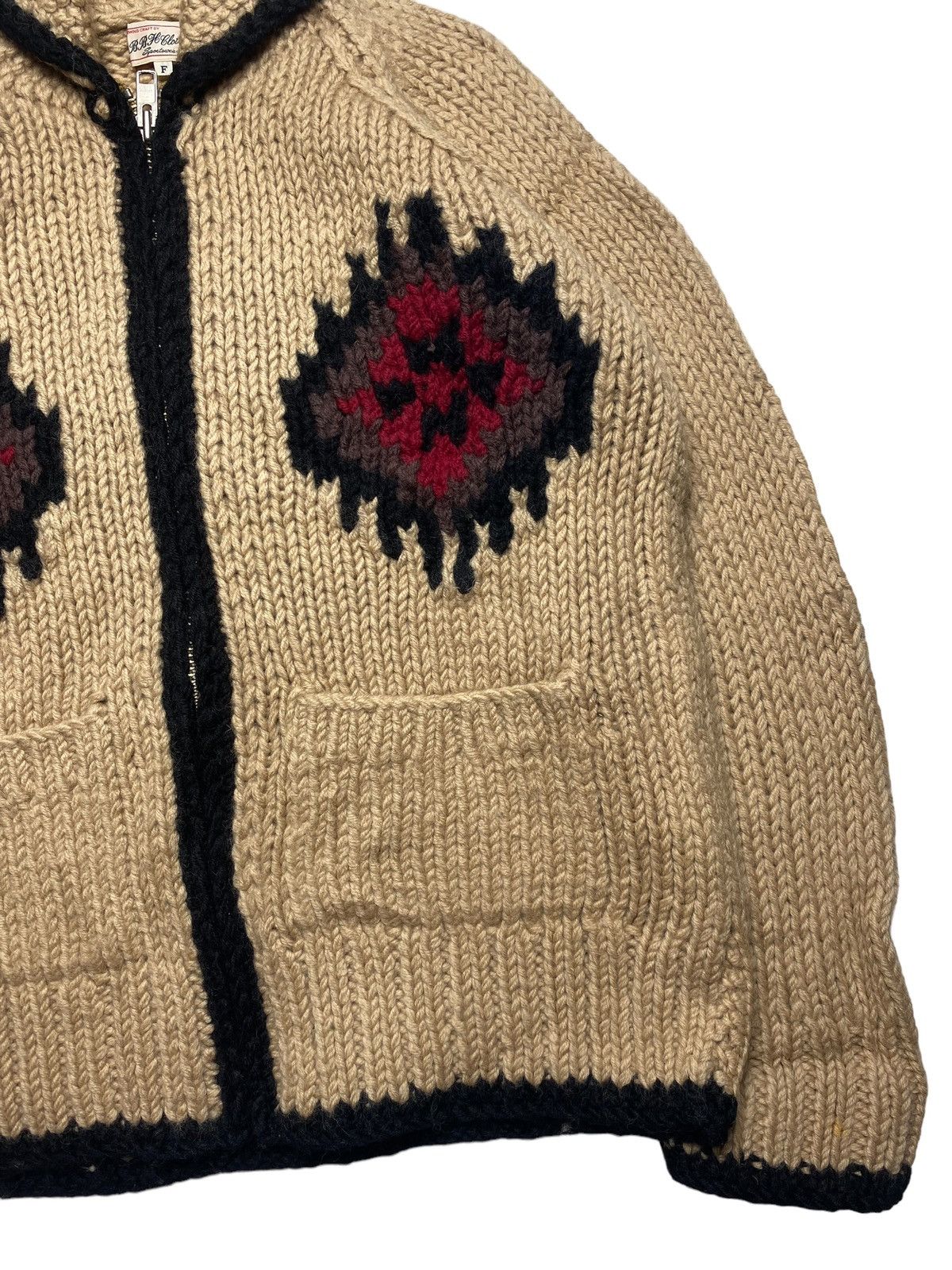 Designer × Japanese Brand 2000s BBH - Cunky Knitted Sweater Jacket Size US L / EU 52-54 / 3 - 5 Thumbnail