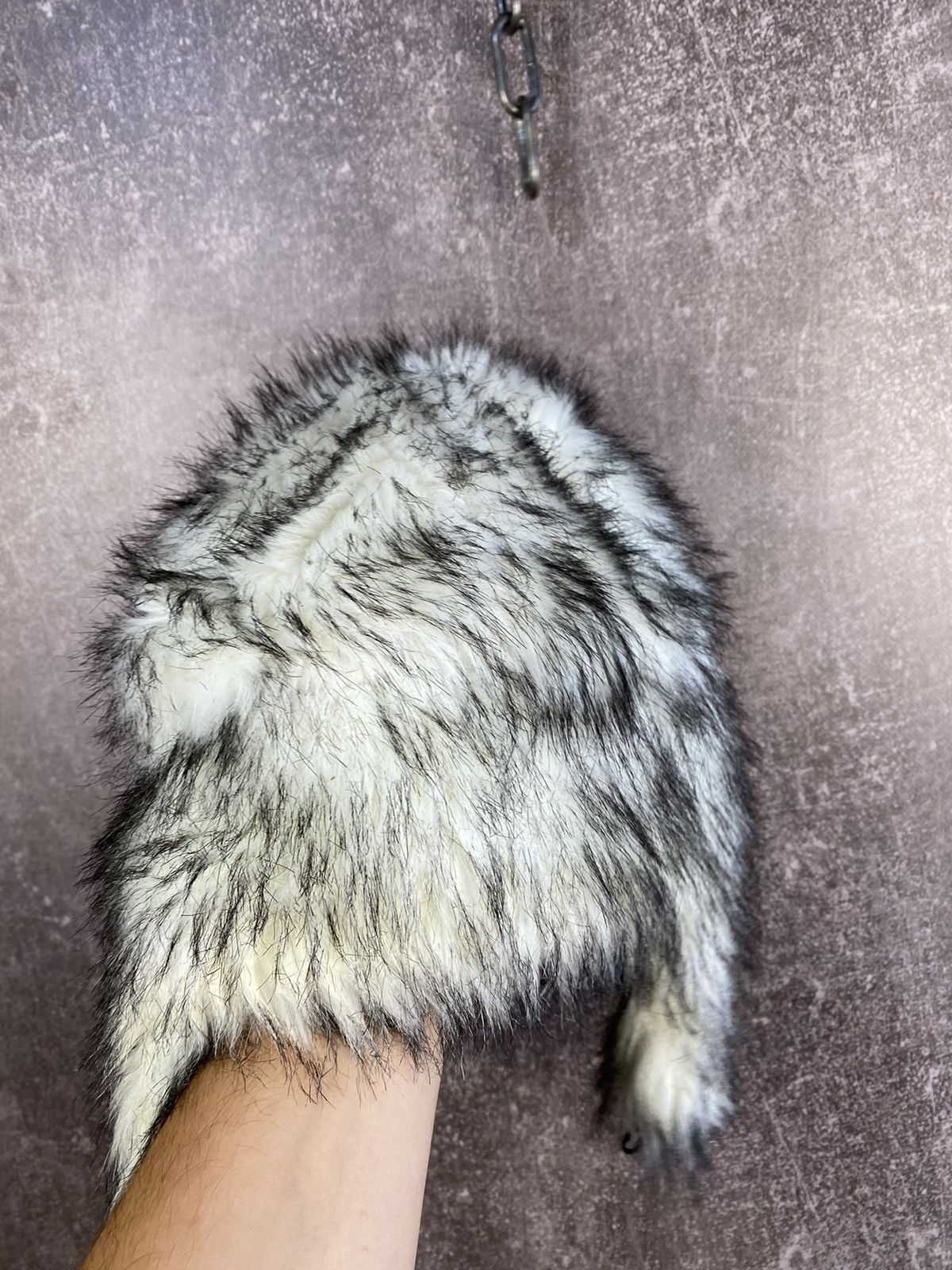 Vintage Vintage Fur Ushanka Beanie Mohair Trapper Hat VTg Size ONE SIZE - 5 Thumbnail