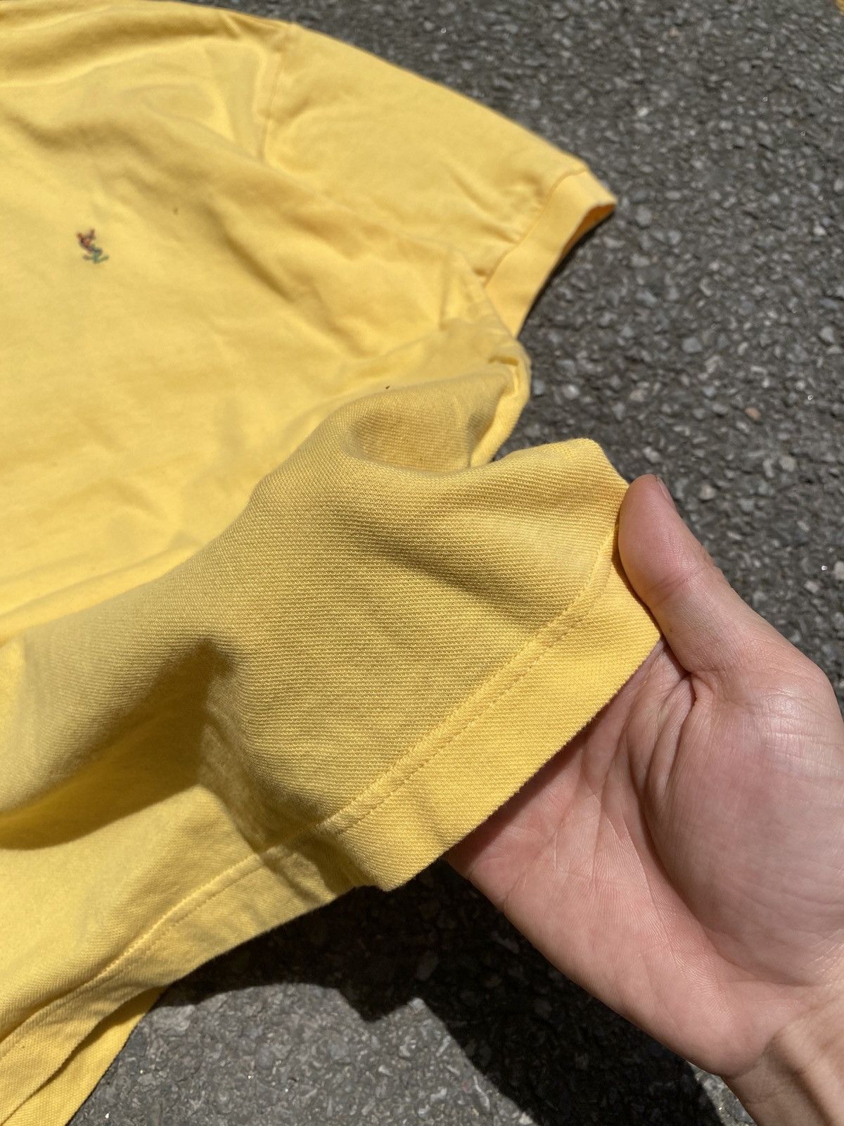 Yves Saint Laurent Vintage Yves Saint Laurent Polo Shirt - Yellow Size US L / EU 52-54 / 3 - 4 Thumbnail