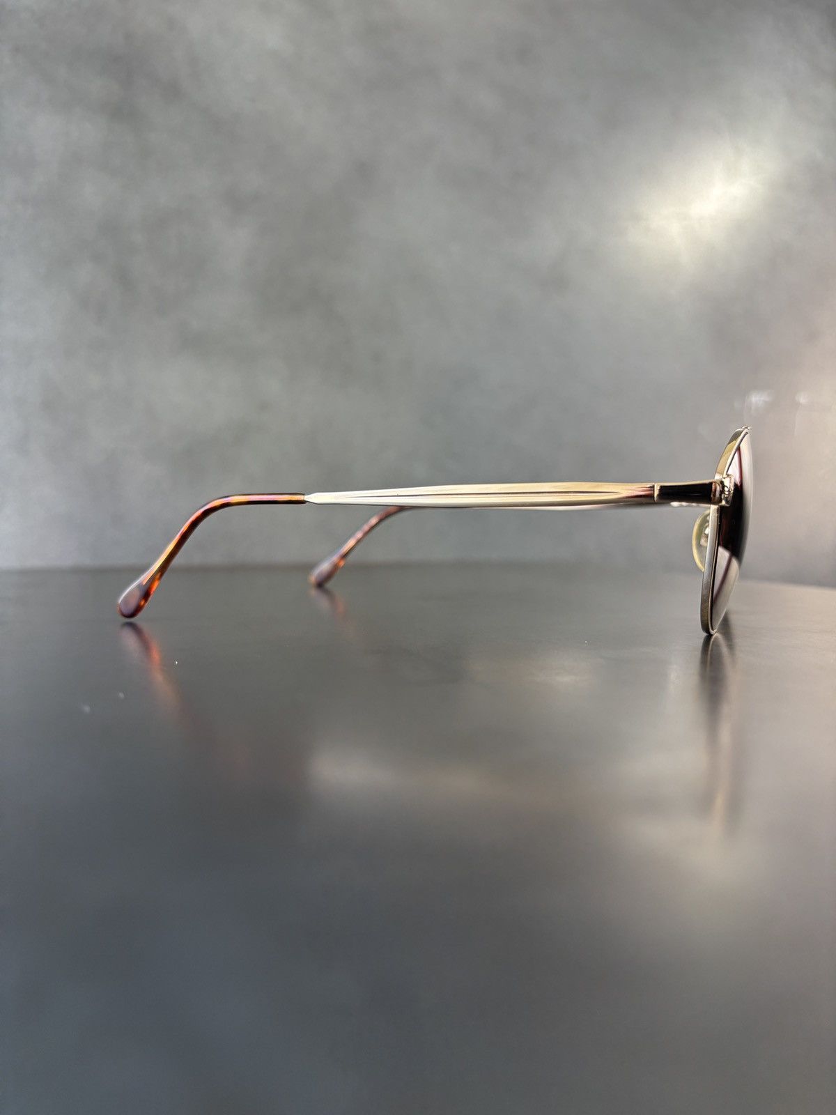 Vintage 1990s Vintage Sunglasses Made in Italy Metal Giorgio Armani Size ONE SIZE - 16 Thumbnail