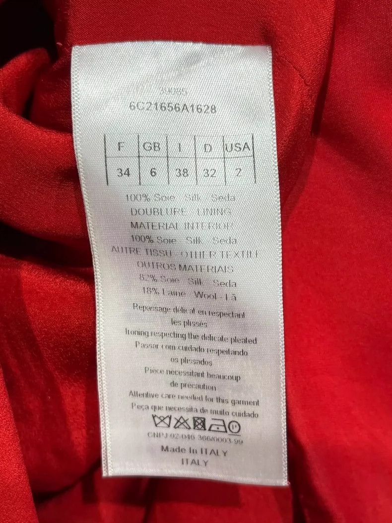 Other Dior Red dress Size XXS / US 00 / IT 34 - 5 Thumbnail
