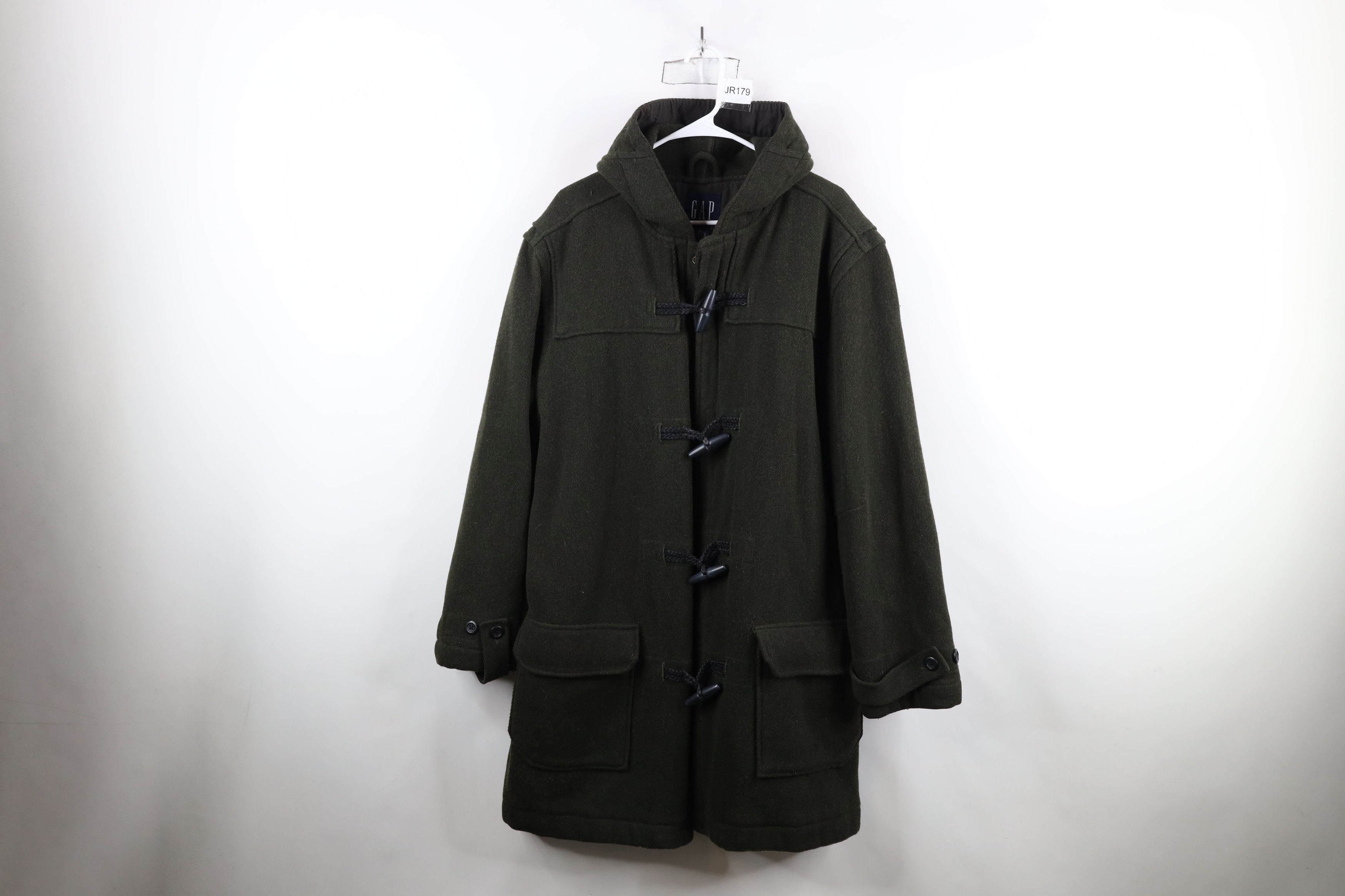 Gap × Vintage Vintage 90s Gap Heavyweight Toggle Button Parka Jacket Size US L / EU 52-54 / 3 - 1 Thumbnail