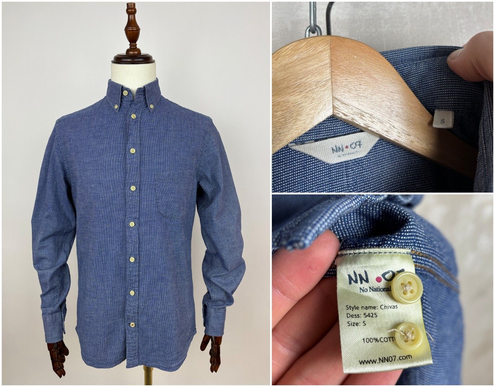NN07 NN07 No Nationality Style Chivas Down Button Shirt Size US S / EU 44-46 / 1 - 1 Thumbnail