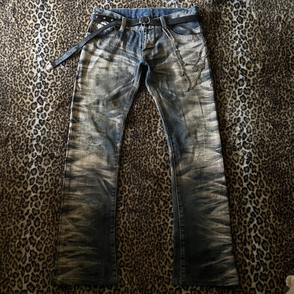 Japanese Brand Tornado Mart Zebra Wash Bootcut Denim | Grailed