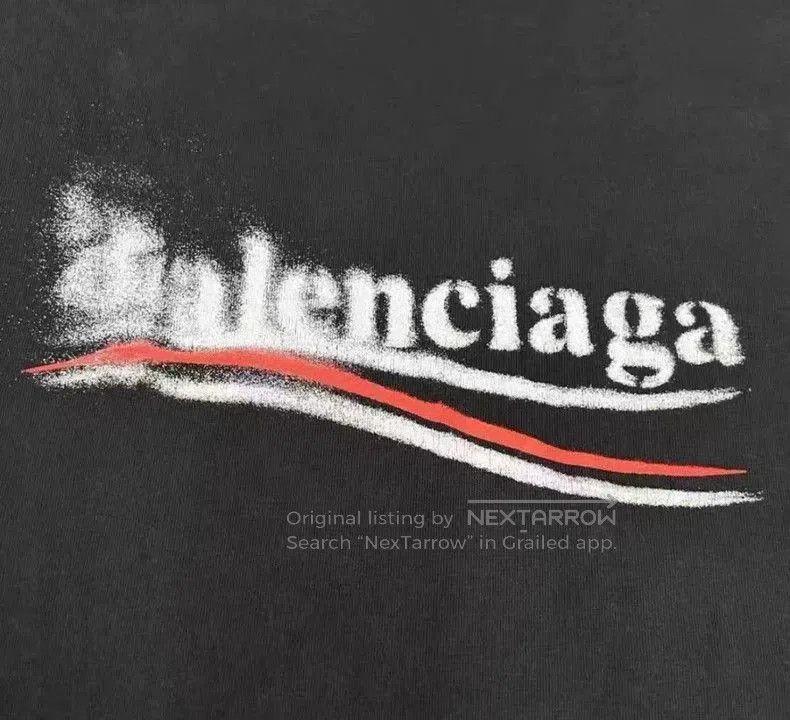 Balenciaga Balenciaga Blurred Coke Print T-shirt. Size US M / EU 48-50 / 2 - 3 Thumbnail