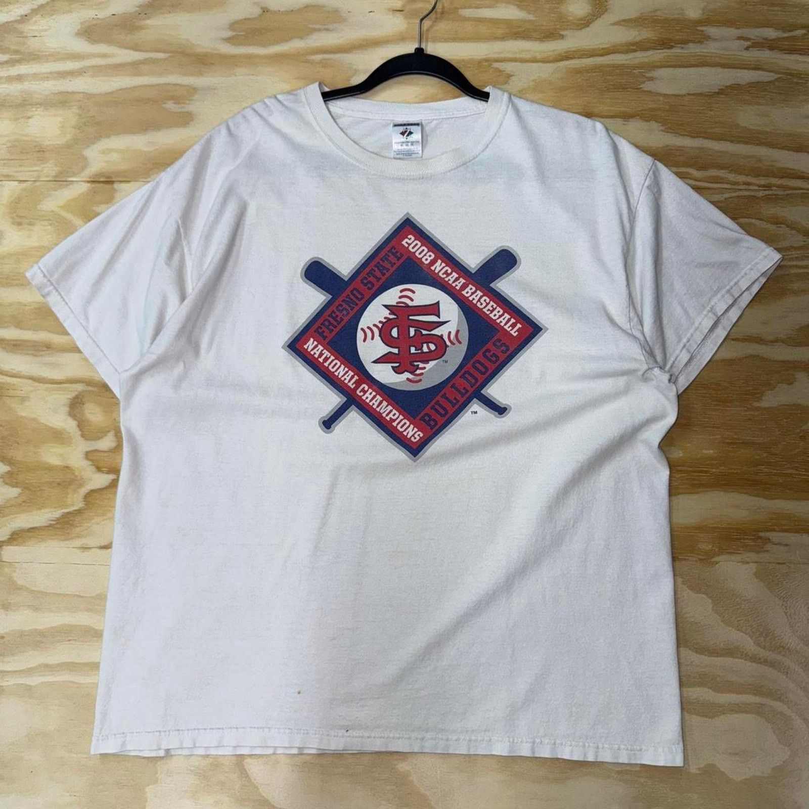 Jerzees Vintage y2k fresno state 2008 ncaa basketball college tshirt Size US XL / EU 56 / 4 - 1 Thumbnail